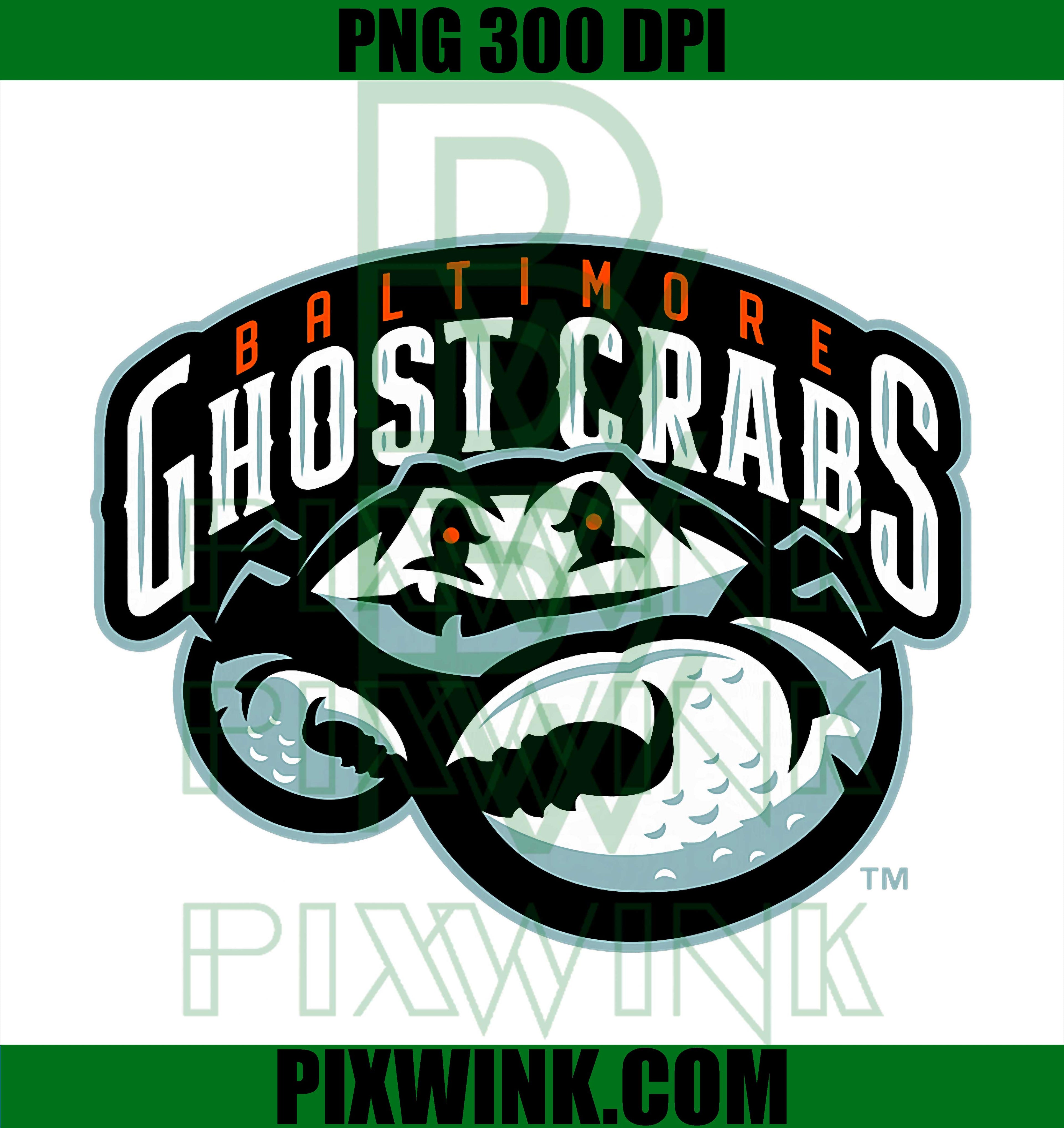 Baltimore Ghost Crabs PNG, NLL UnBOXed PNG, Lacrosse Mascot Art PNG