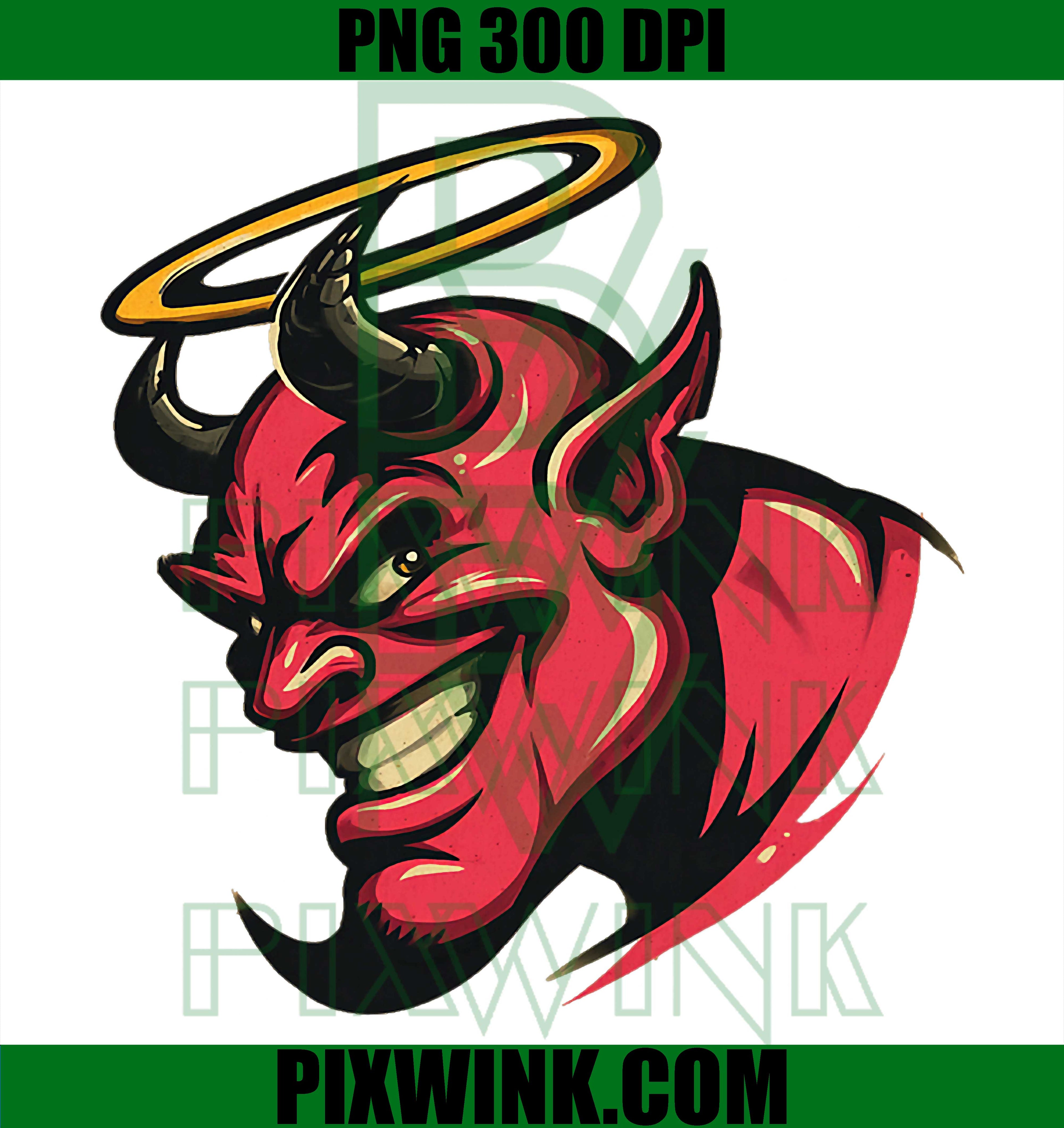 Big Devil Face Costume PNG, Scary Devil Face Graphic PNG