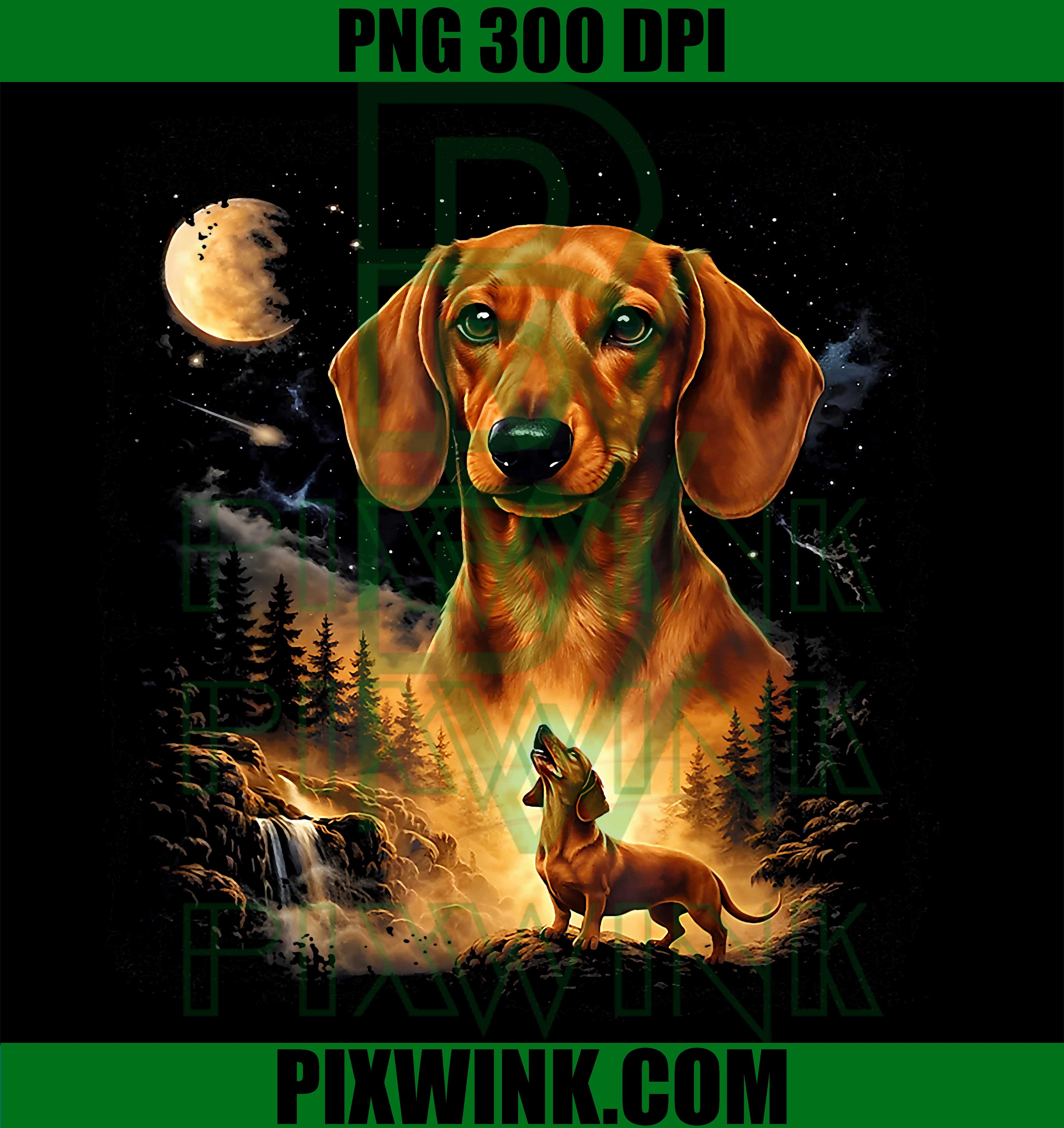 Vintage 90s Dachshund PNG, Wiener Dog Mom PNG