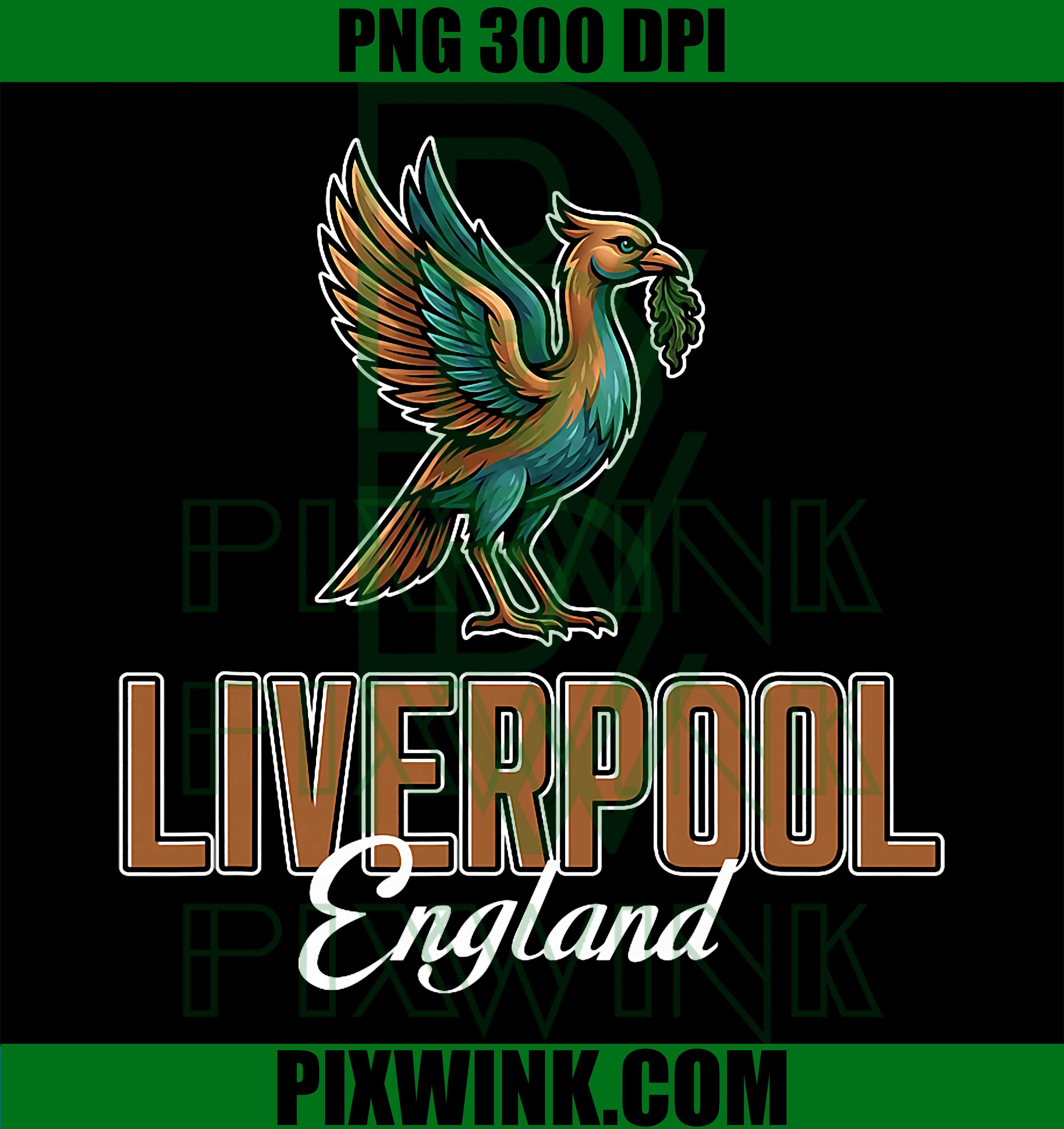Liverpool England Colorful Liverbird PNG, Vibrant City Emblem Design PNG
