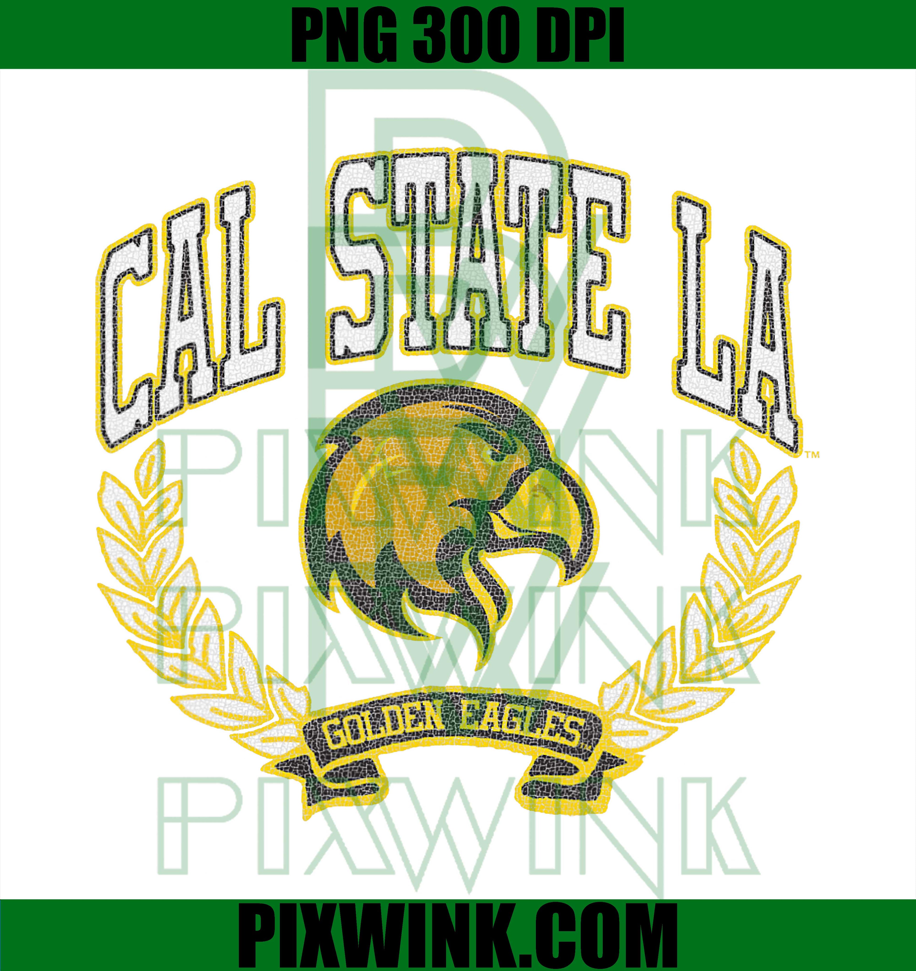 Cal State Los Angeles PNG, Golden Eagles Victory Vintage PNG