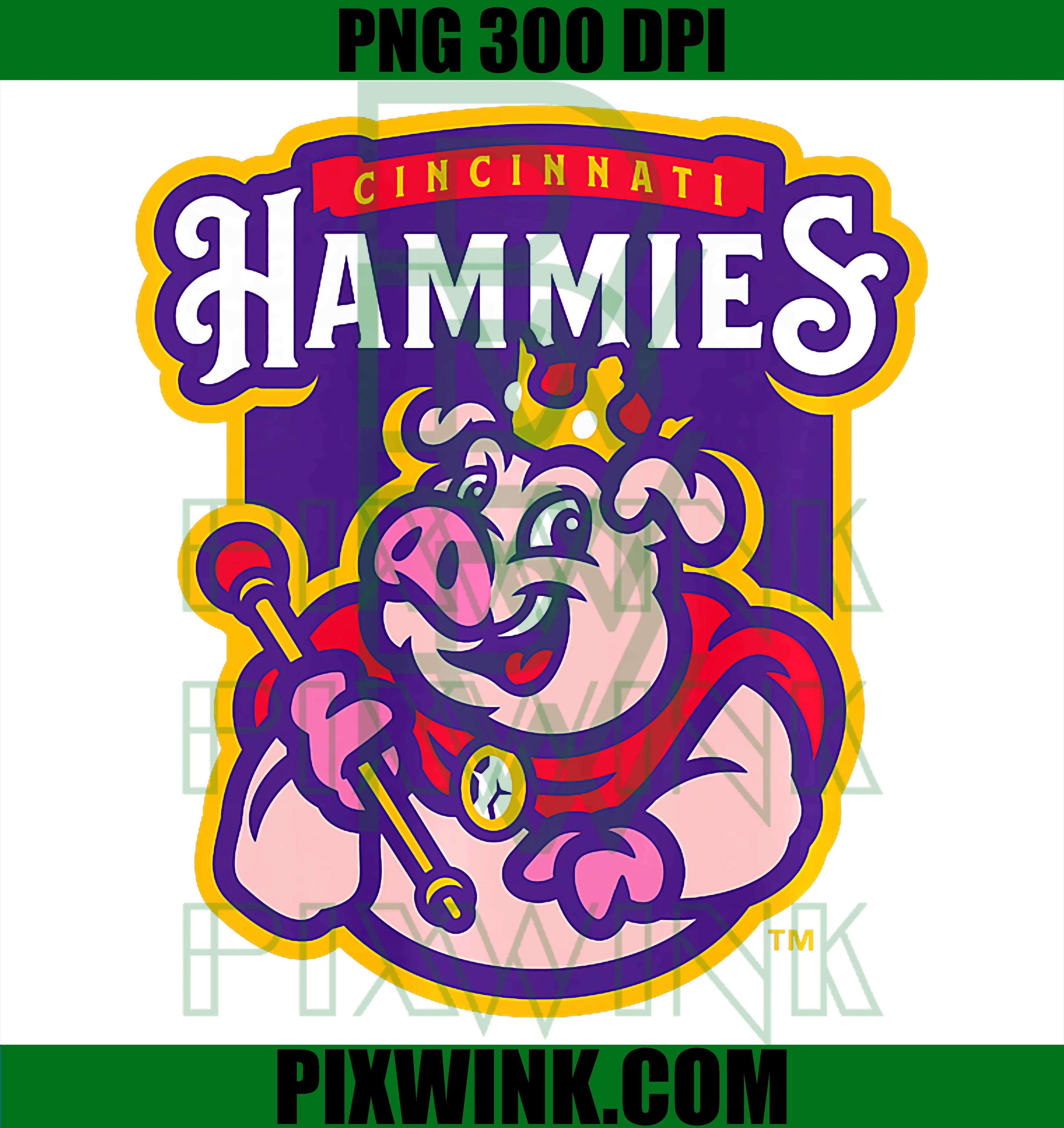 Cincinnati Hammies PNG, NLL UnBOXed Logo PNG, Lacrosse Mascot Art PNG