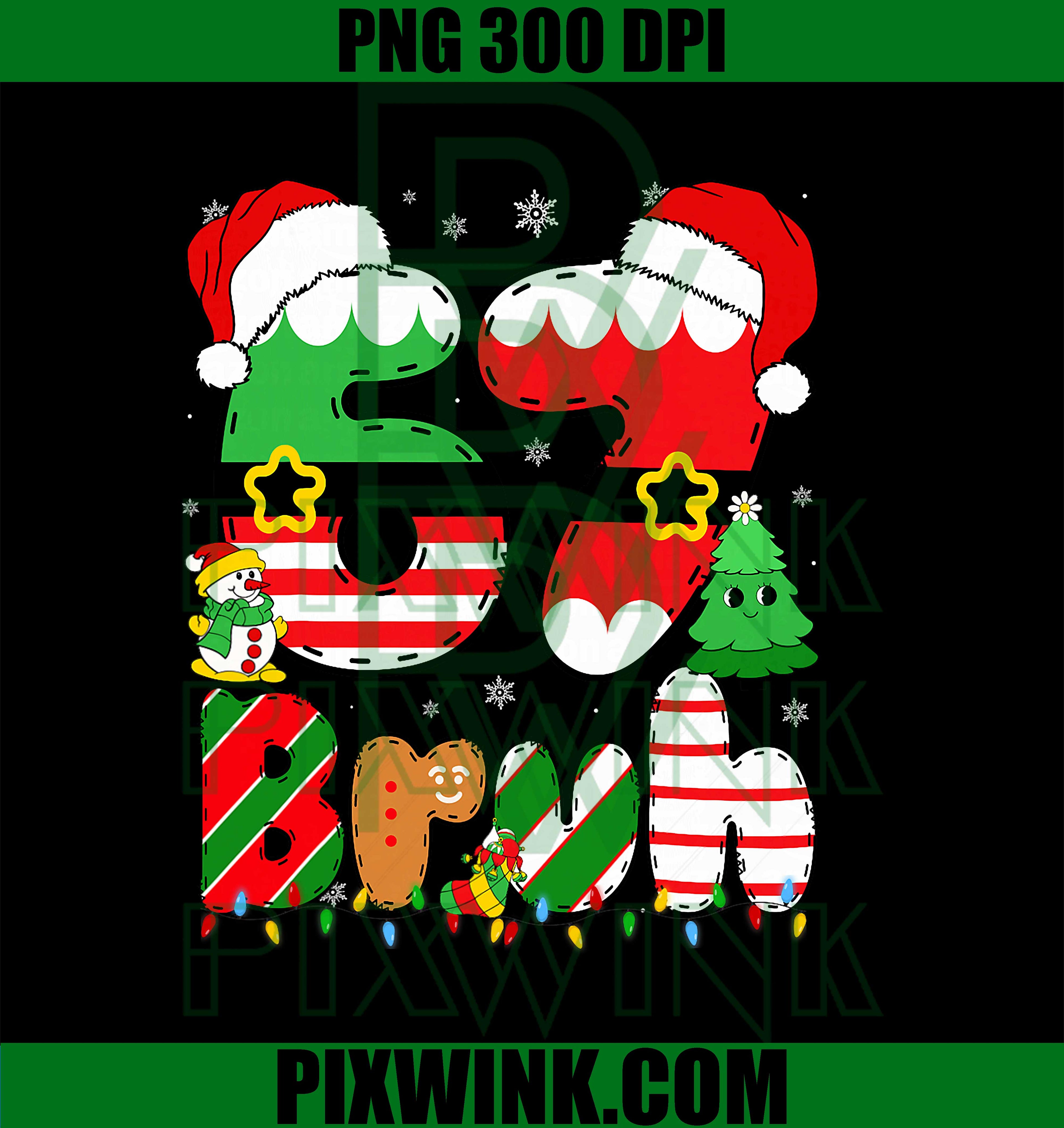 Christmas Bruh 67 Six Seven 6 7 Meme Funny PNG