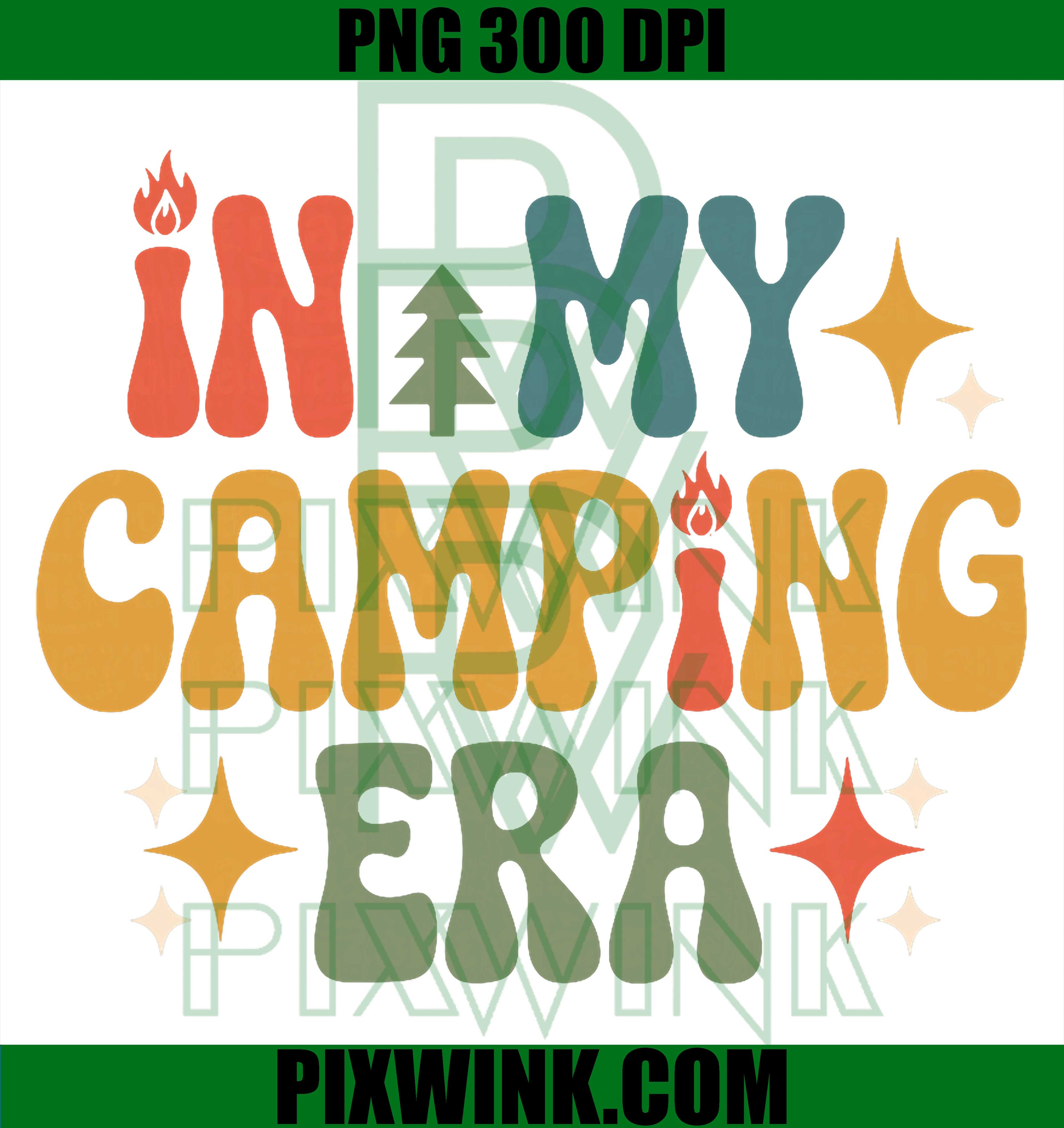 Cool Camping PNG, Outdoor Camping Lovers Art PNG