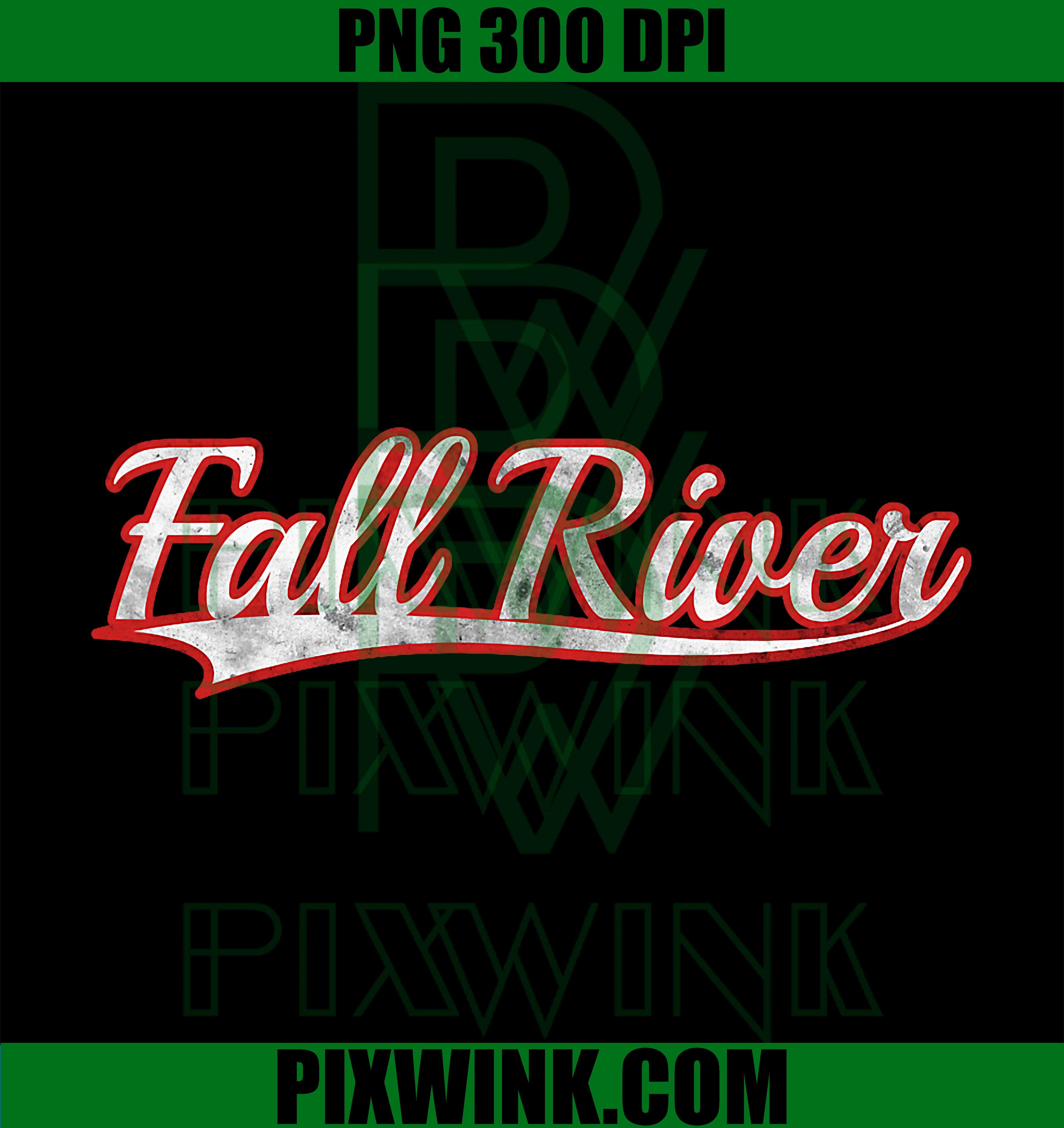 Fall River Massachusetts Vintage PNG, Bristol County Varsity Retro PNG