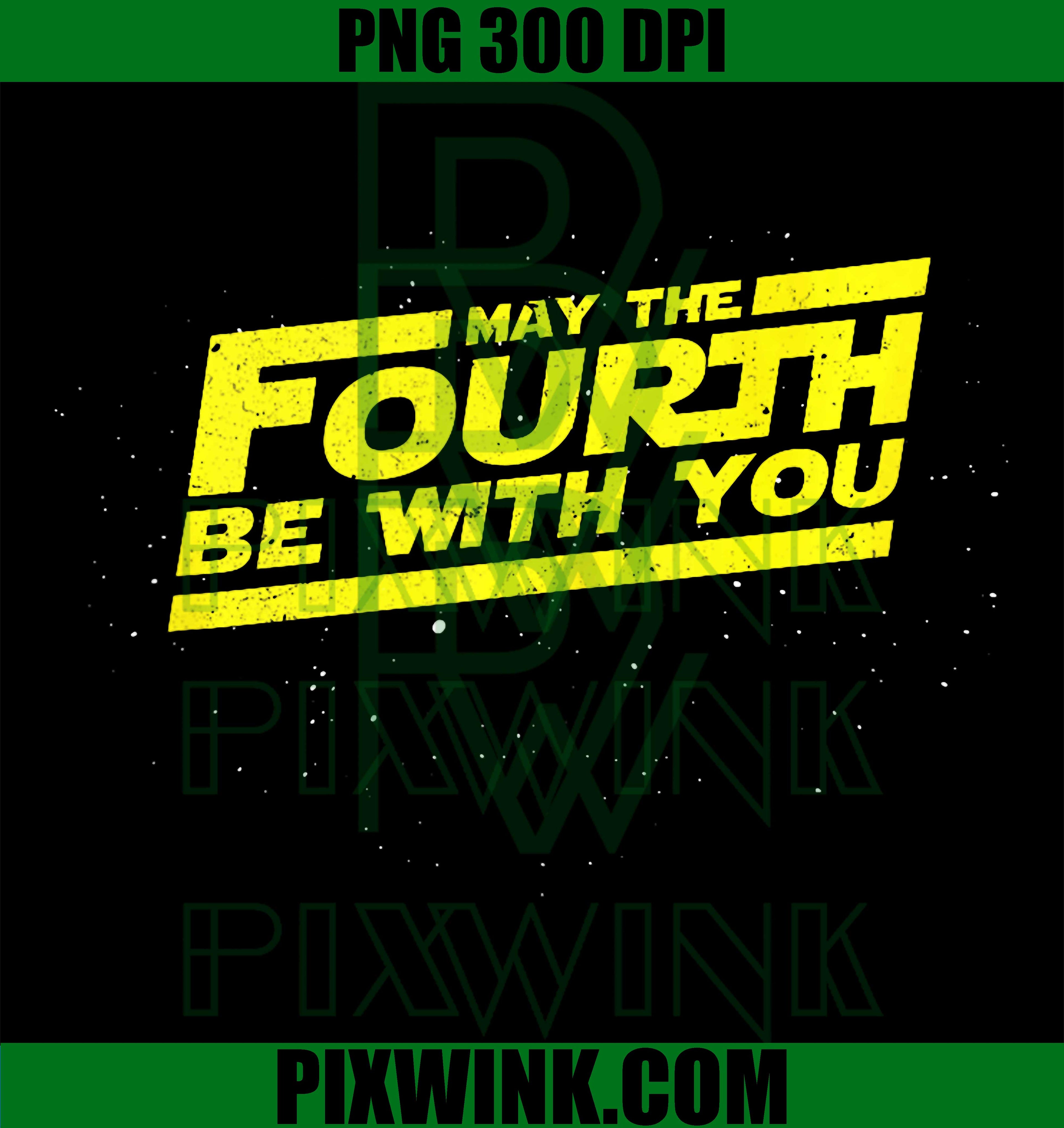 May the 4th Be With You PNG, Sci-Fi Space Nerd Stars PNG
