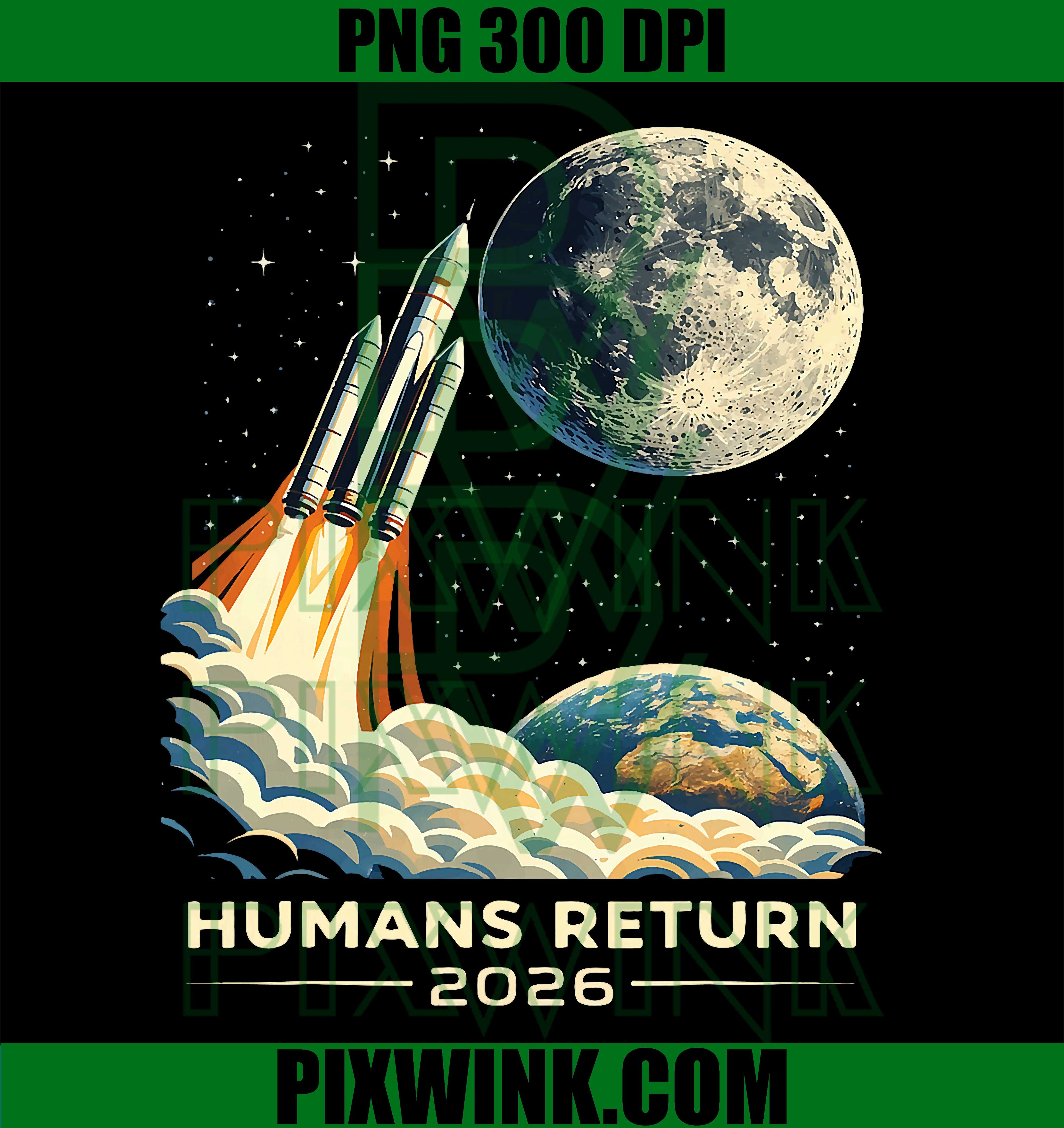 Artemis Moon Mission PNG, Retro Space Design PNG, NASA Rocket Return PNG