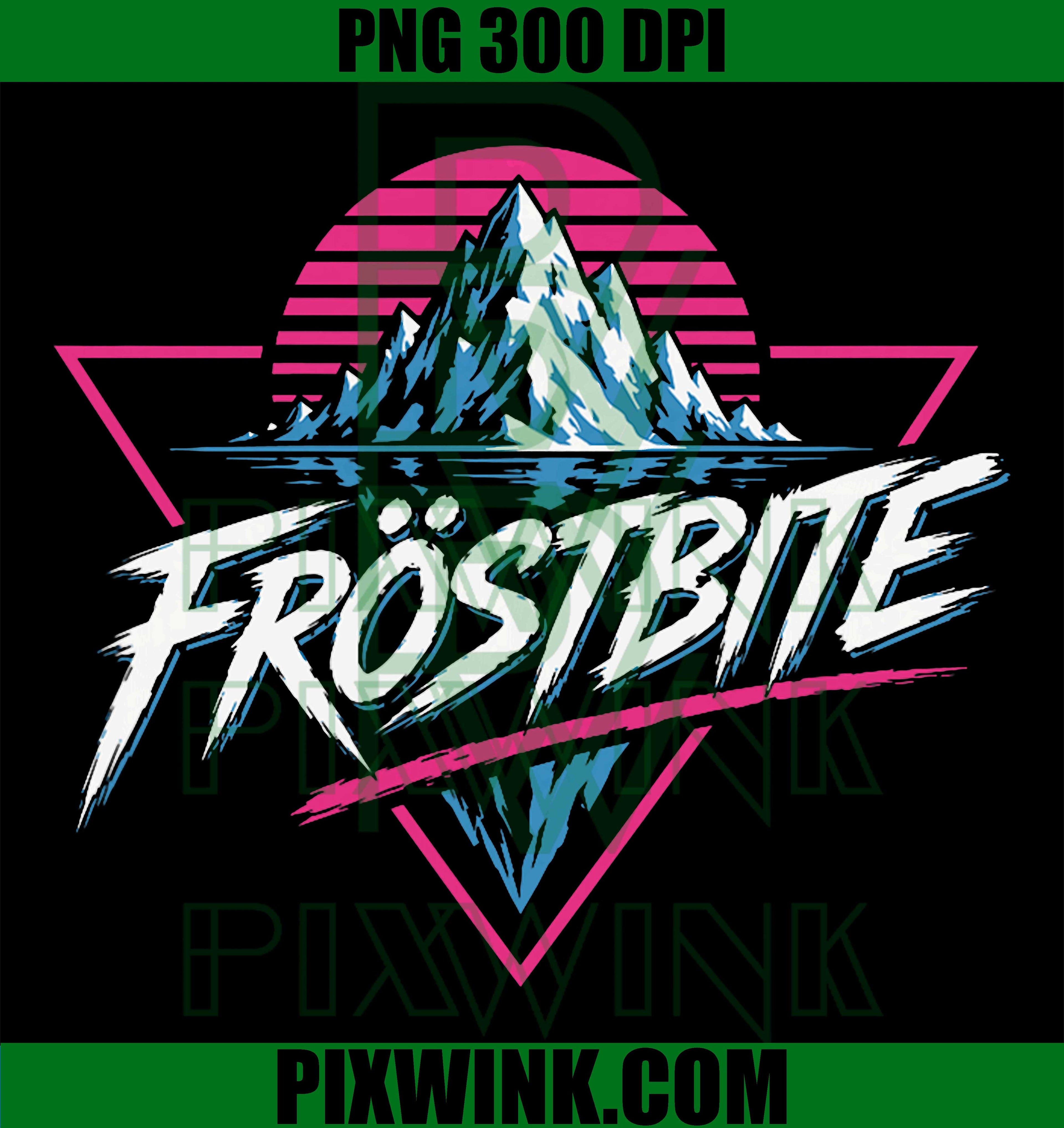 Frostbite Logo PNG, Cold Ice Brand PNG Minimal Logo Design
