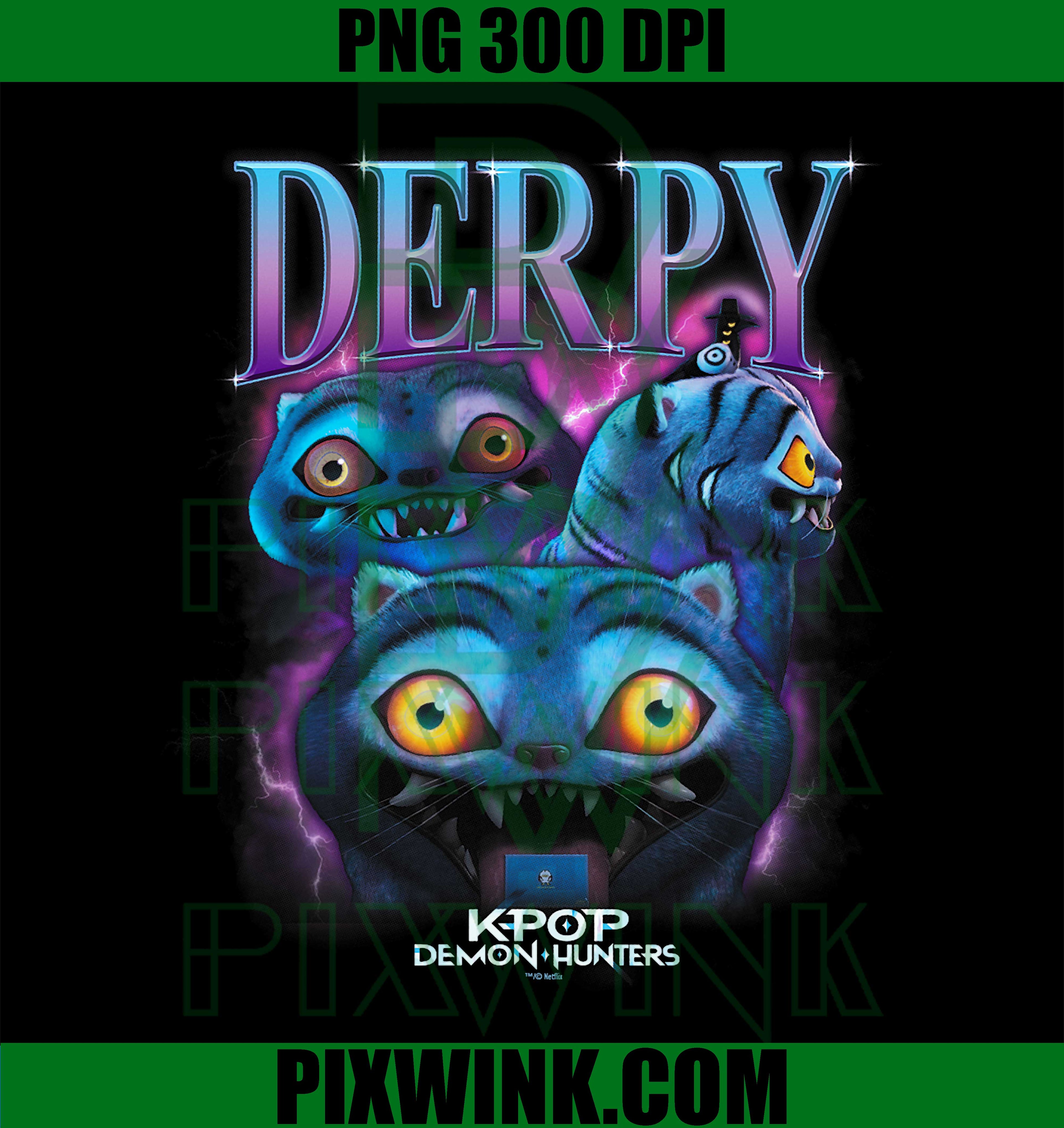 KPop Demon Hunters Derpy Heartthrob PNG, Officially Licensed PNG