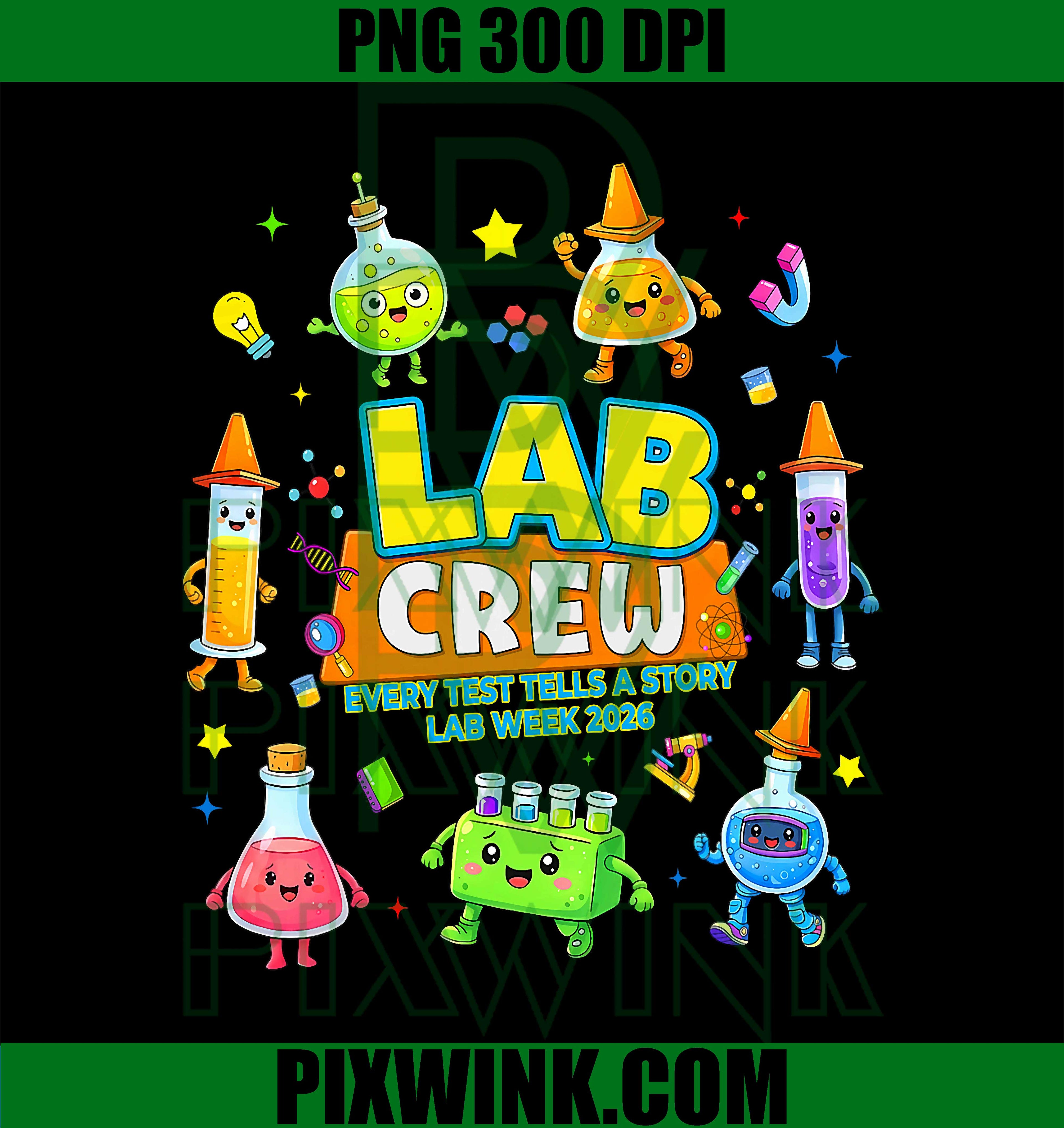 Lab Crew Lab Week 2026 PNG, Medical Laboratory Technician Team PNG