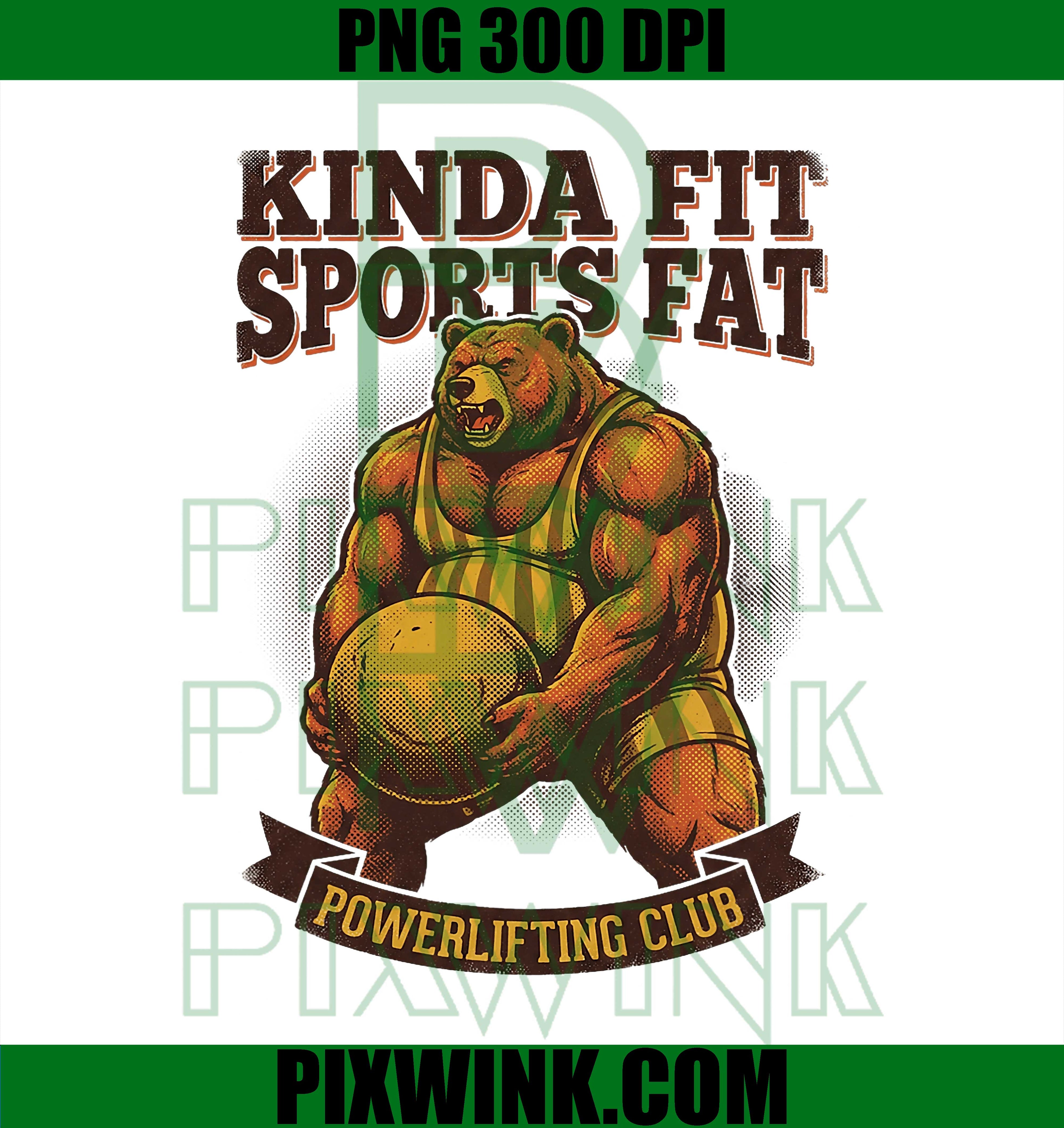 Gym Bear PNG, Funny Weightlifting Bear PNG, Strong Bear PNG