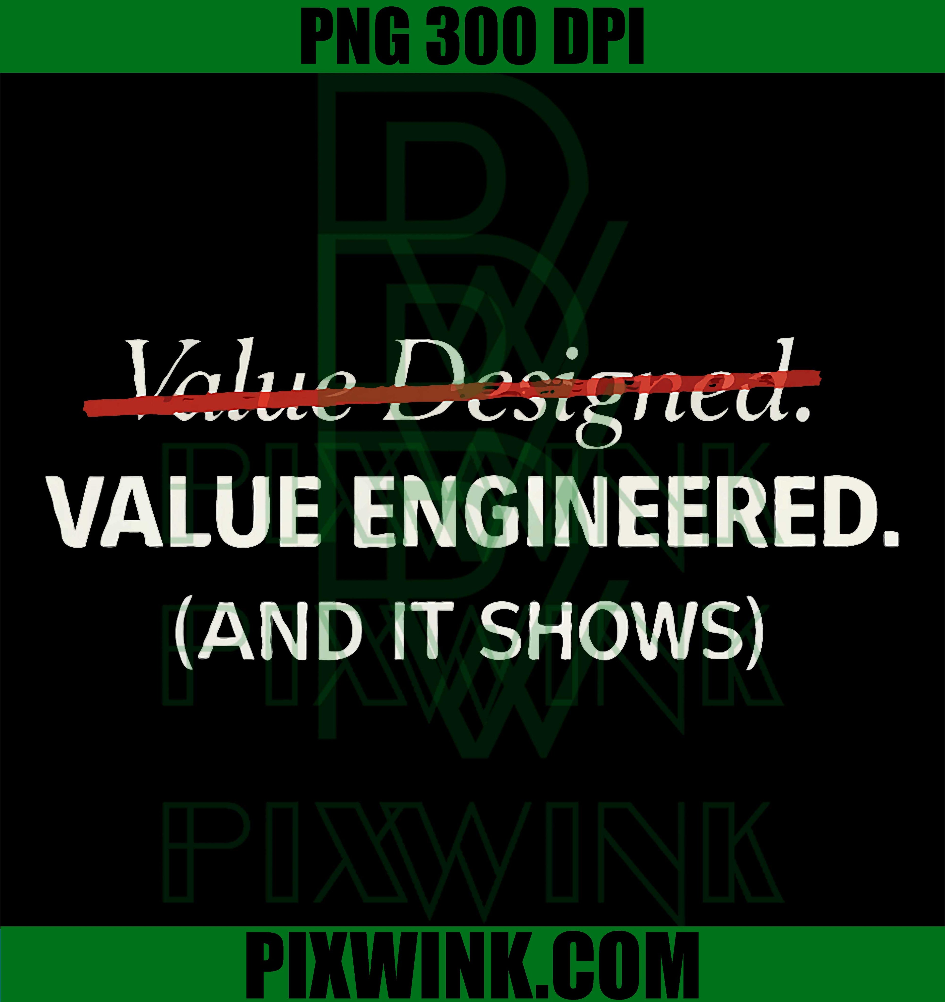 Value Engineered Architect Meme PNG, Funny Architect Humor Design PNG