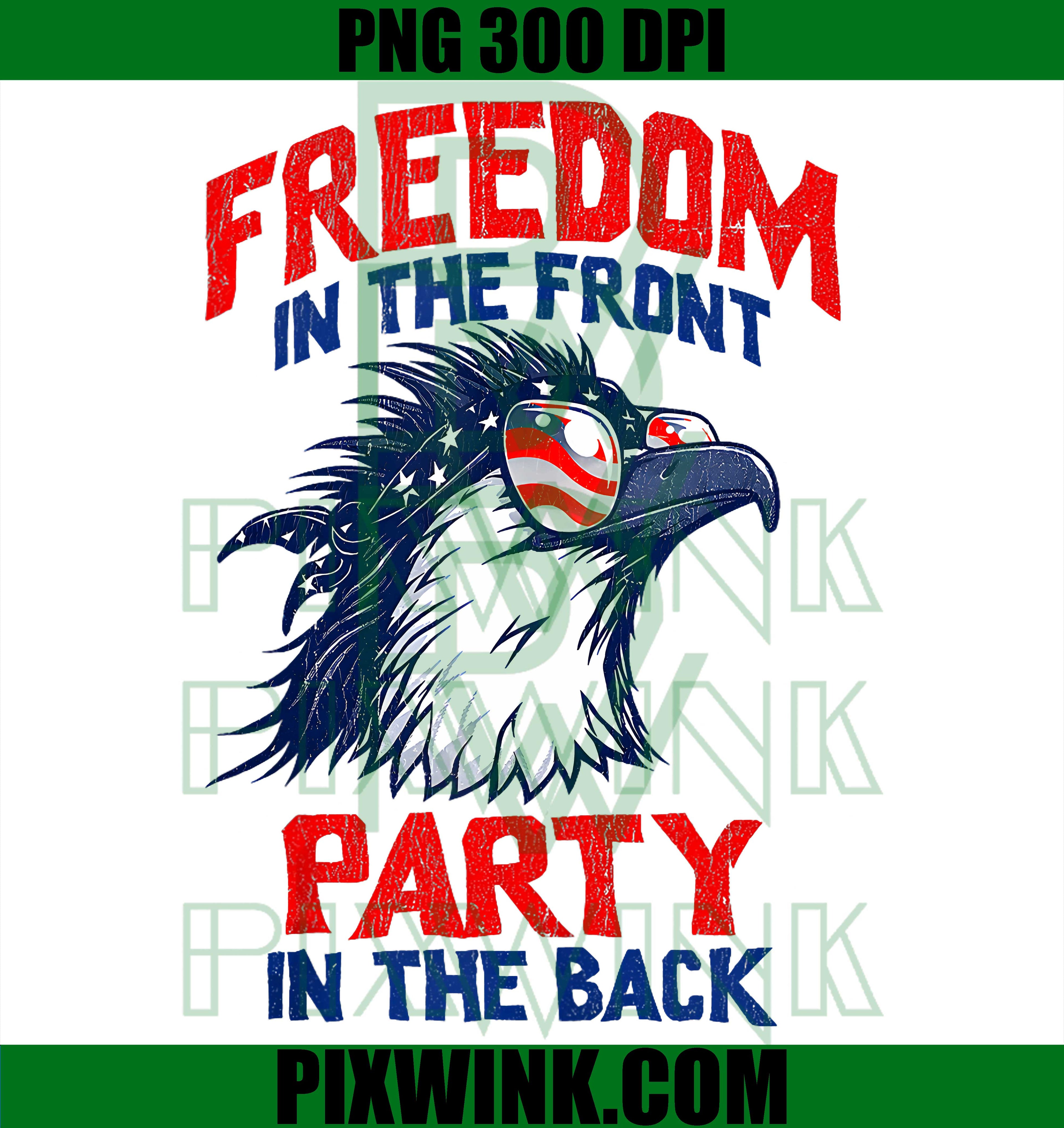 Freedom Party Eagle PNG, Sunglasses Patriotic Humor PNG