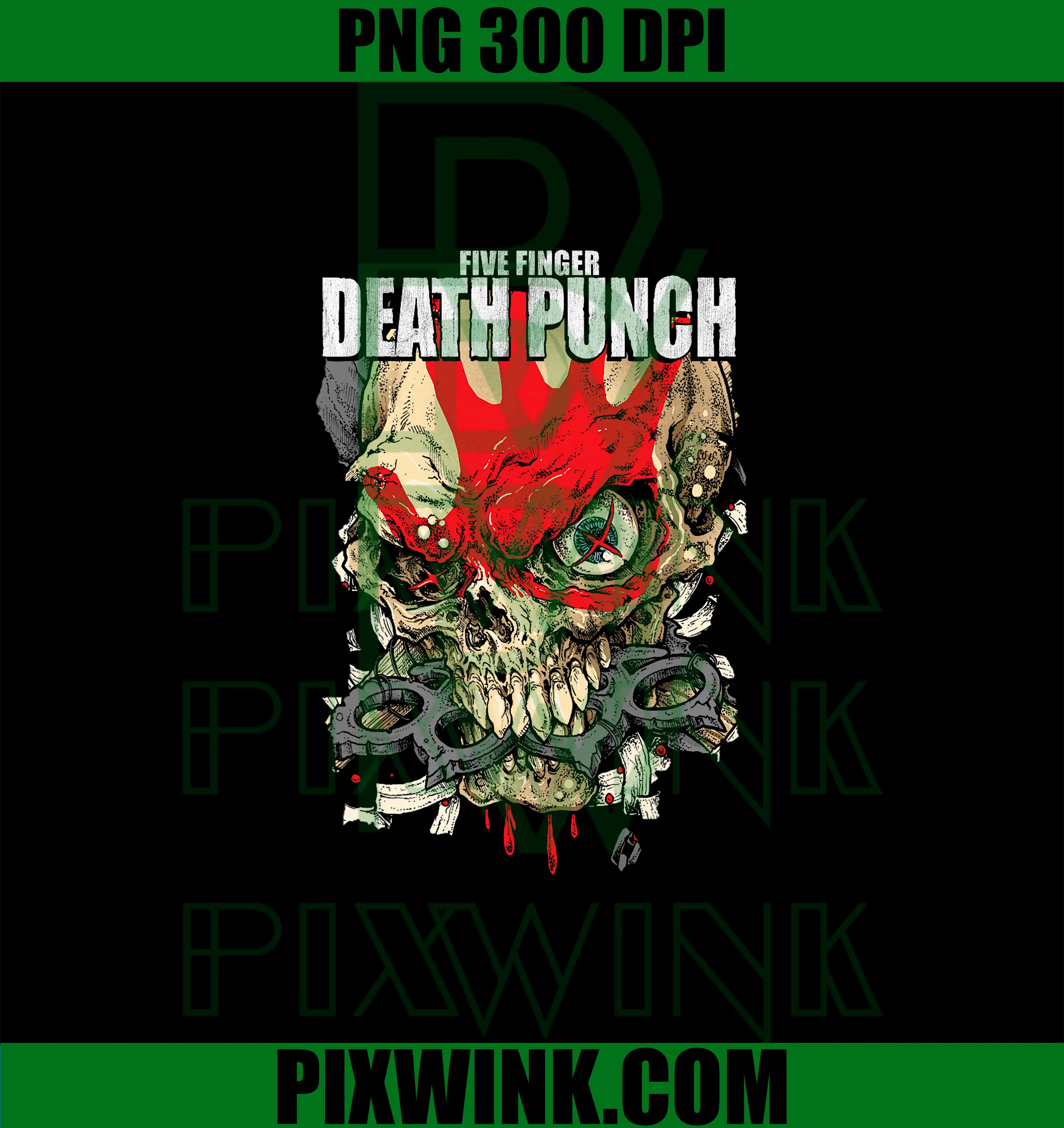 Five Finger Death Punch PNG , 5FDP Exploded Warhead PNG