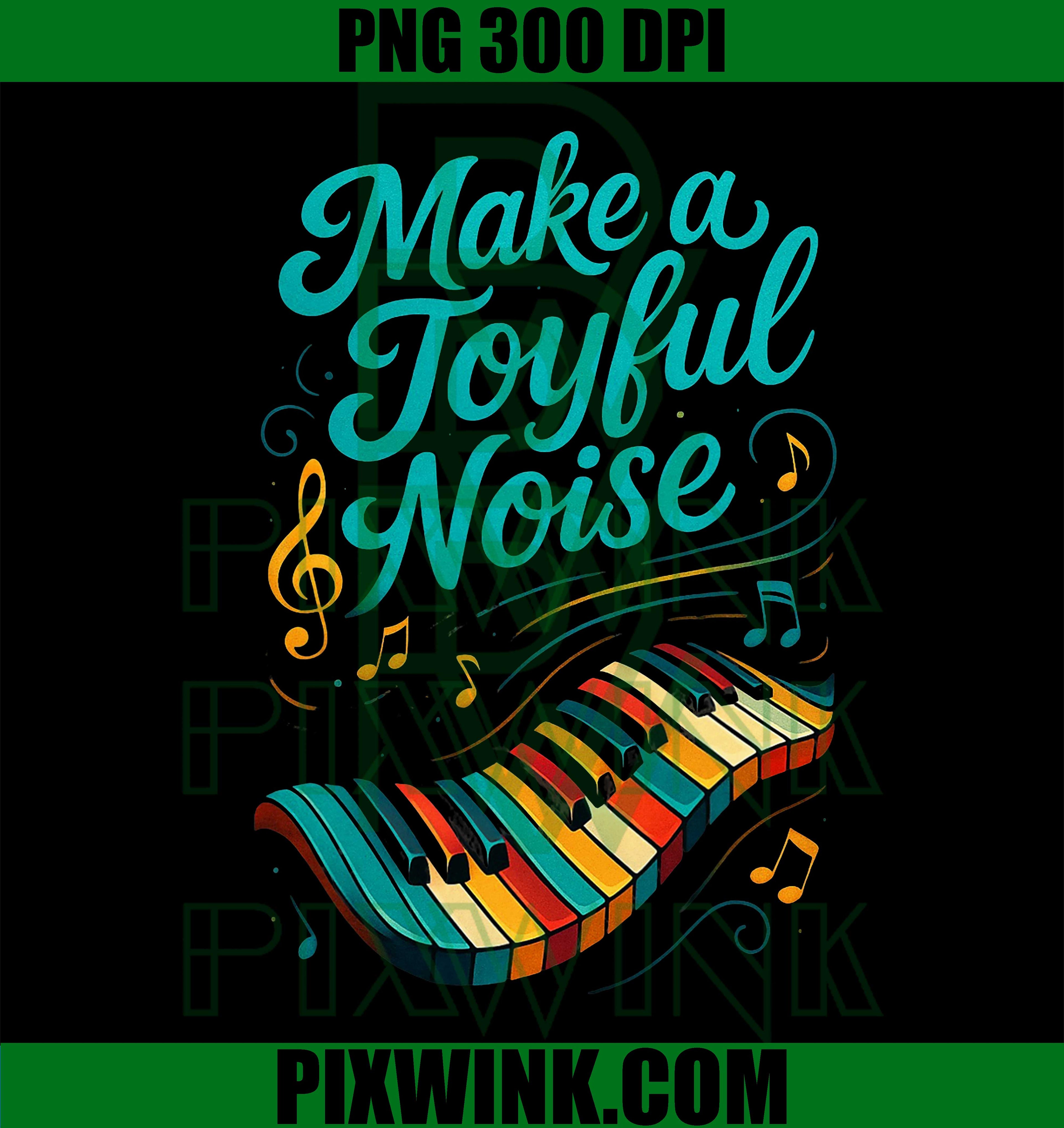 Funny Pianist Make a Joyful Noise PNG, Piano Lover PNG