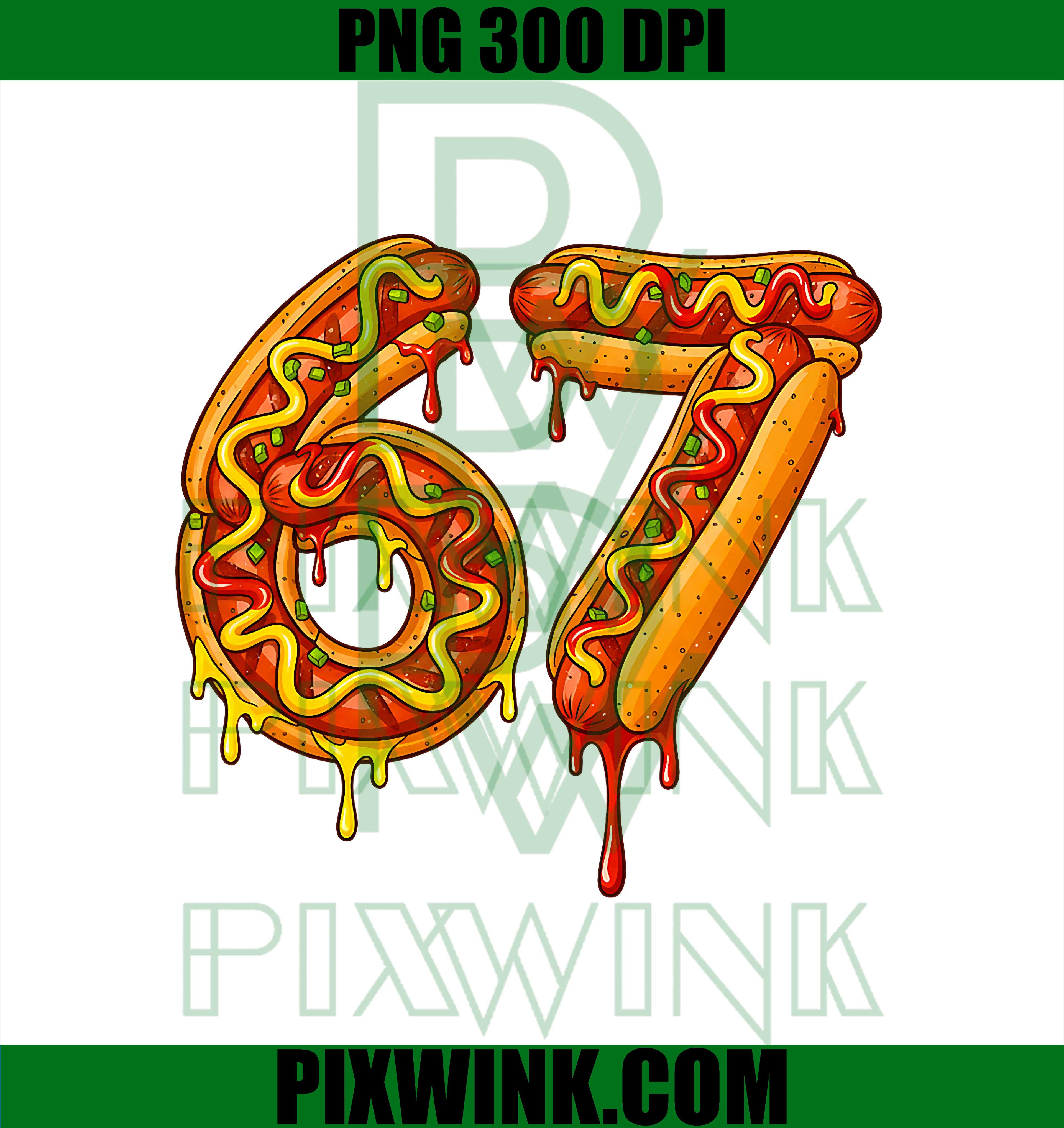 6 7 Meme Matching Hot Dogs 67 PNG, Six Seven PNG