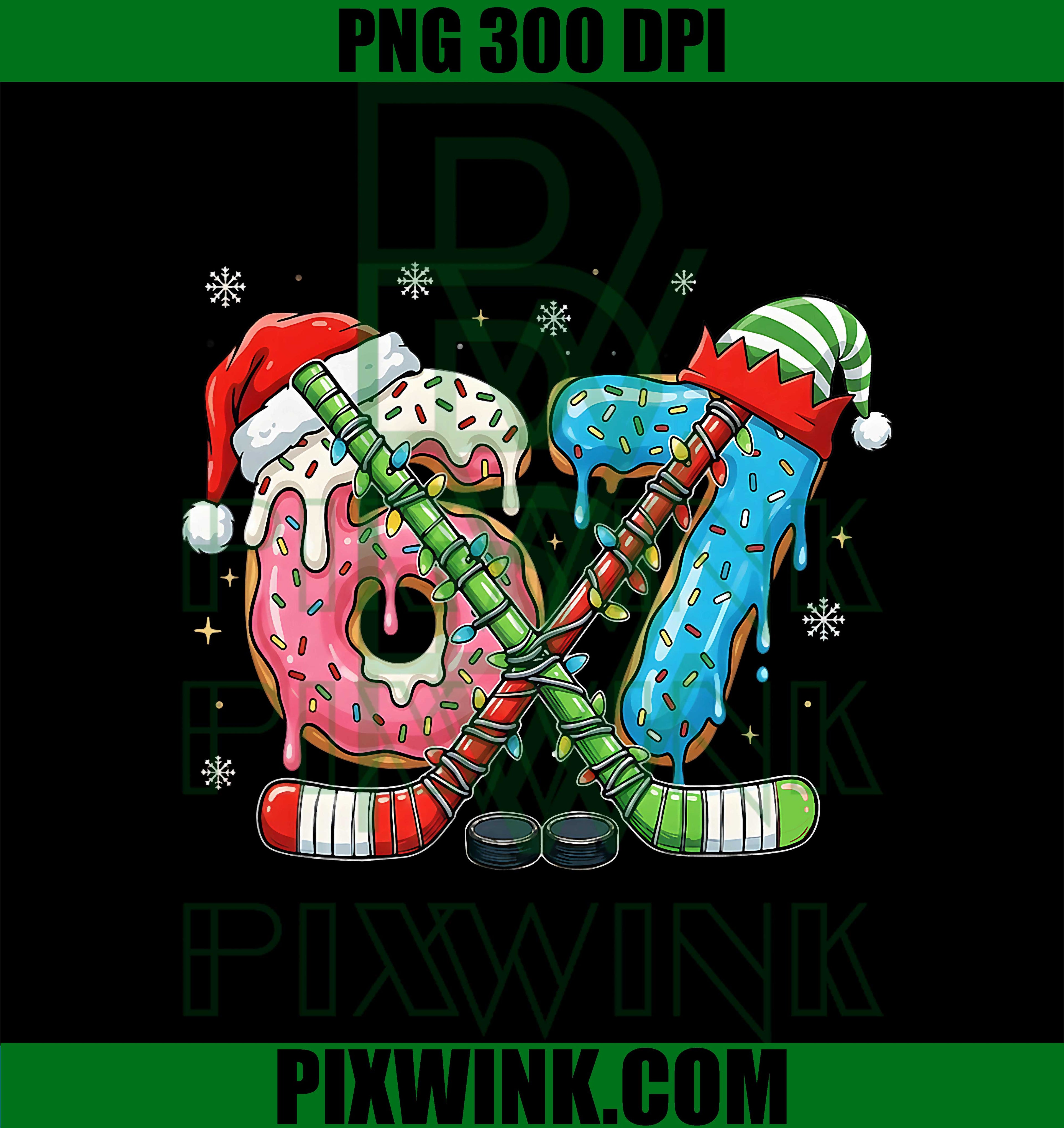 6-7 Meme Slang Christmas Ice Cream Drip Xmas Ice Hockey PNG