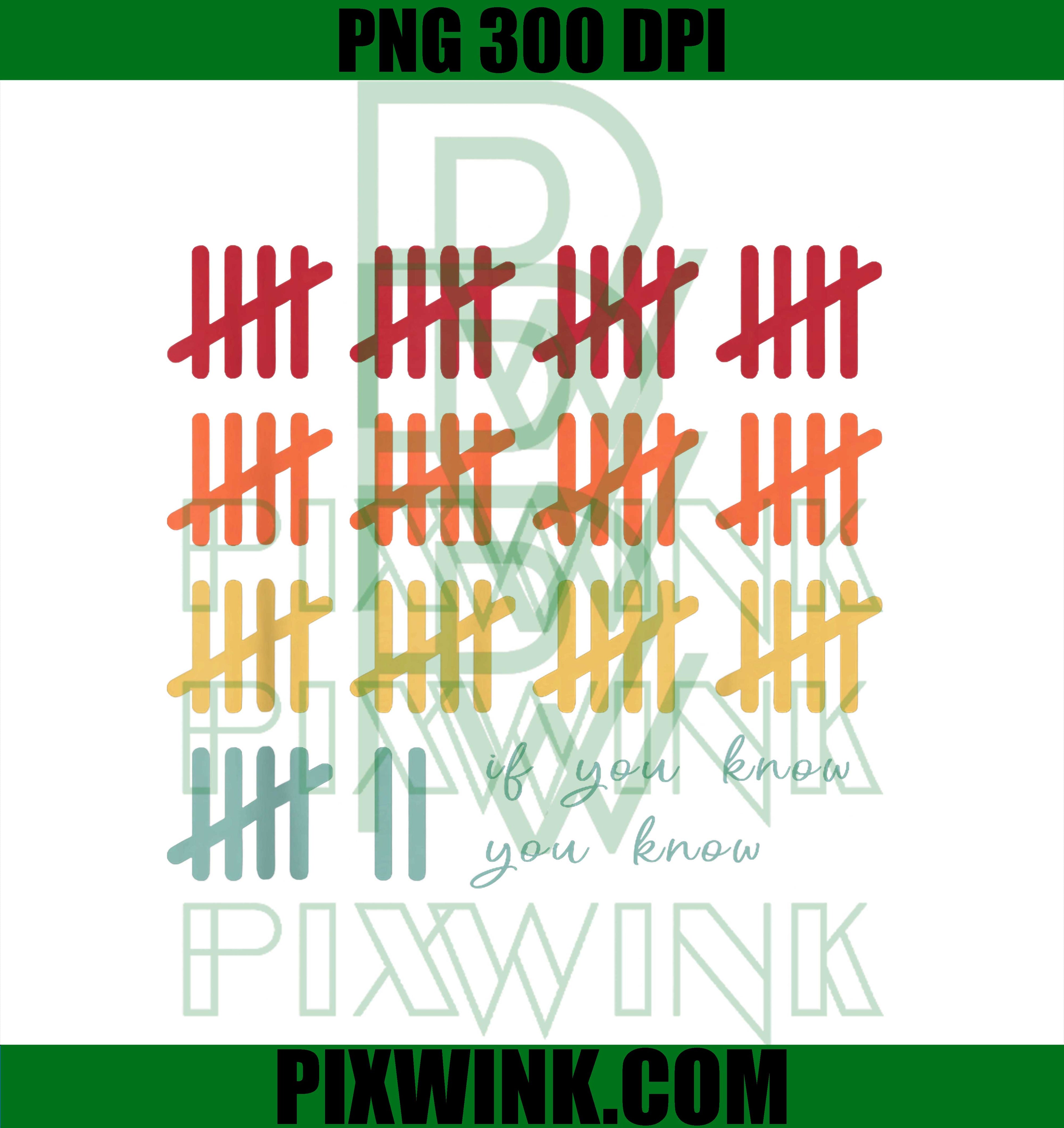6 7 Funny If You Know You Know, Tally Marks Six Seven Meme PNG