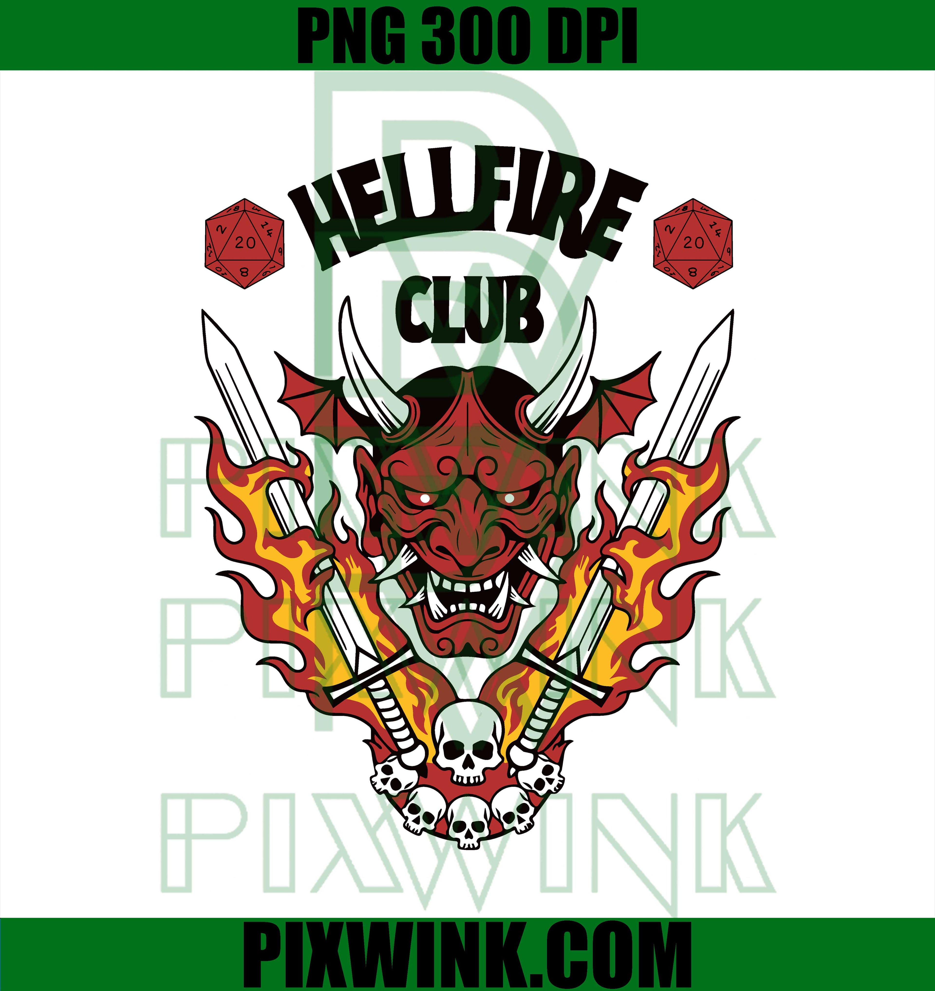 Stranger Things SVG, Hell Fire Club SVG