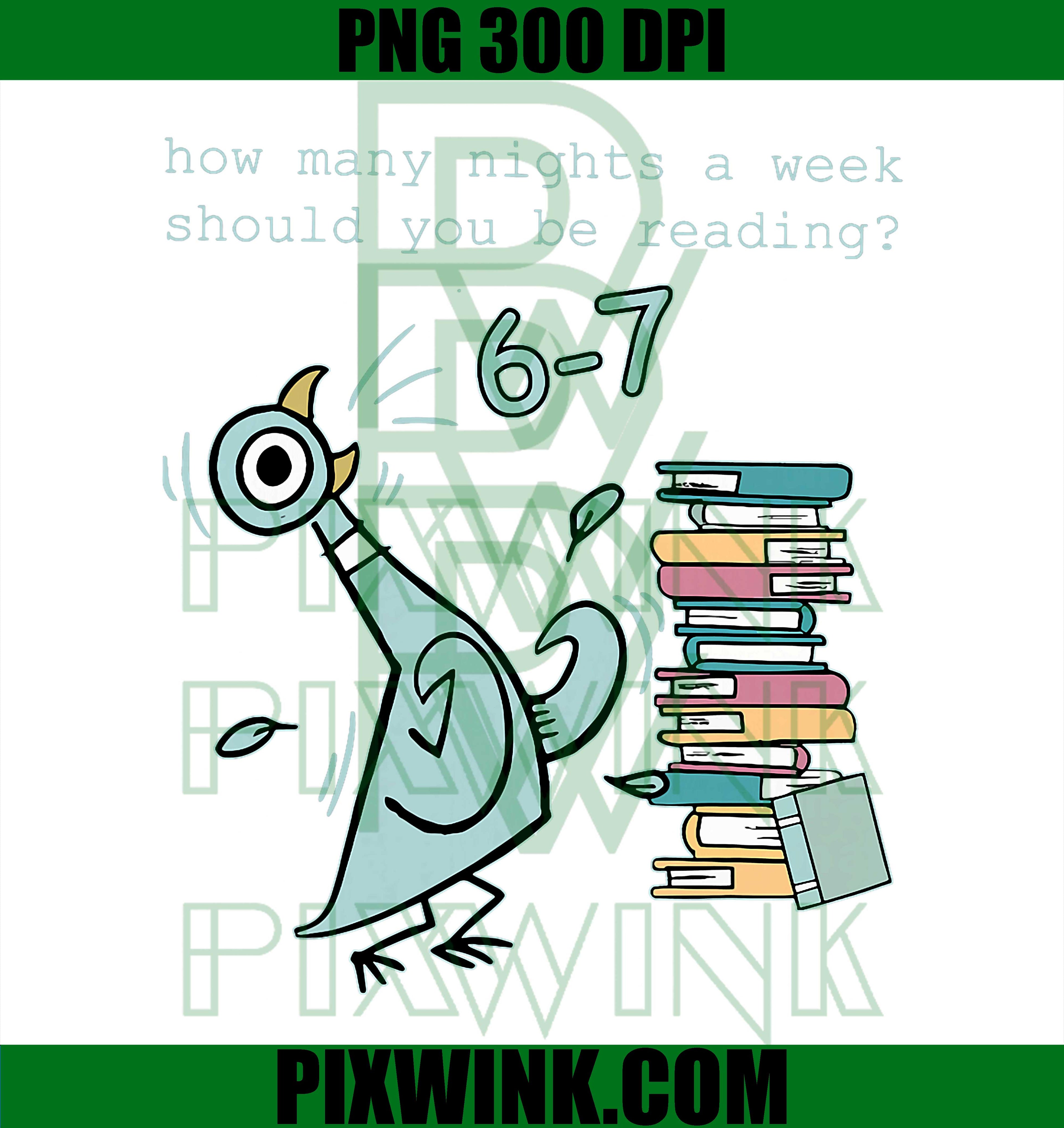 Teacher 6-7 PNG, How Many Nights A Week Should You Be Reading PNG