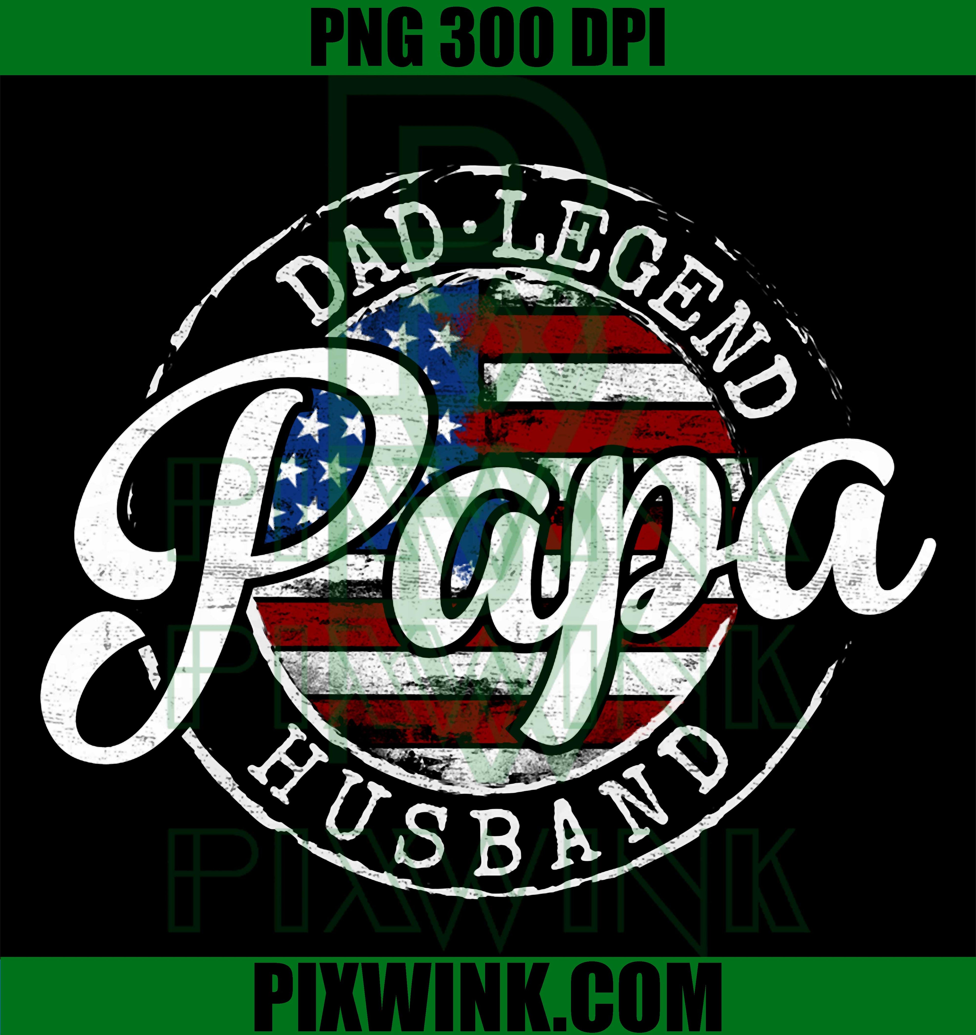 Dad Legend Vintage Stamp PNG, Father Day Daddy Husband Design PNG