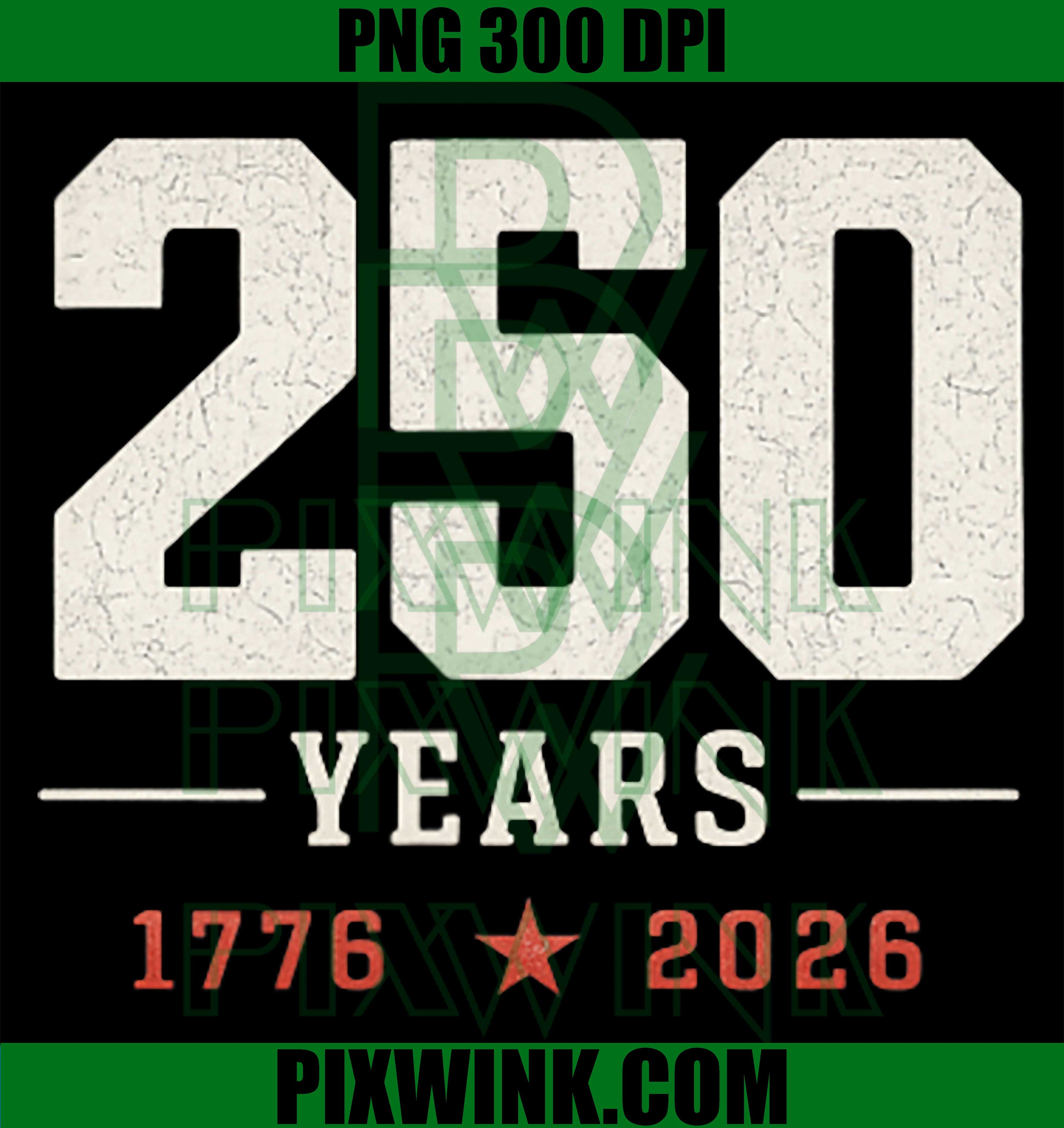 America 250th Anniversary USA PNG, 1776 2026 USA 250 Years Graphic PNG