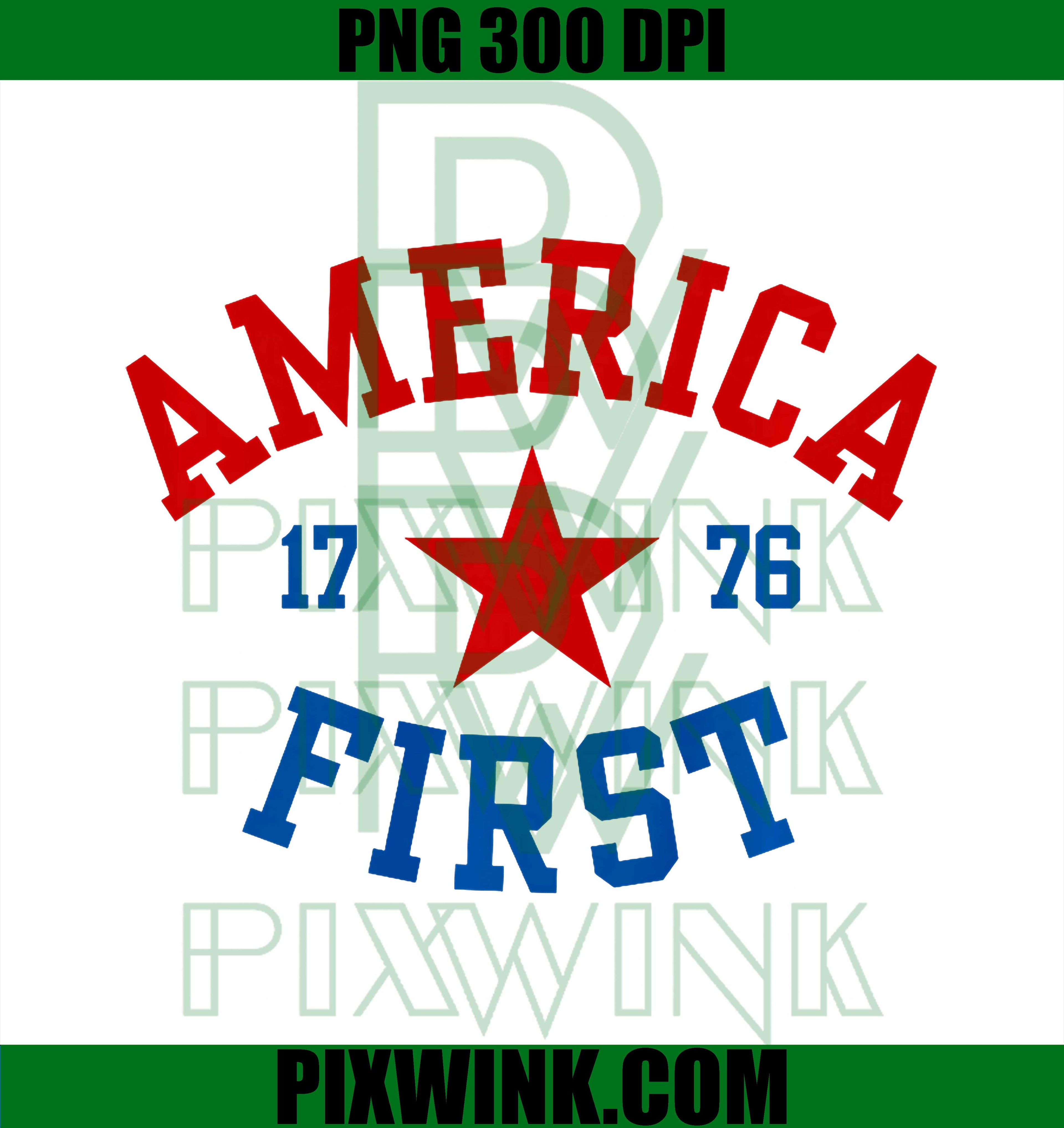 America First Stars PNG, Charlie Kirk America First PNG