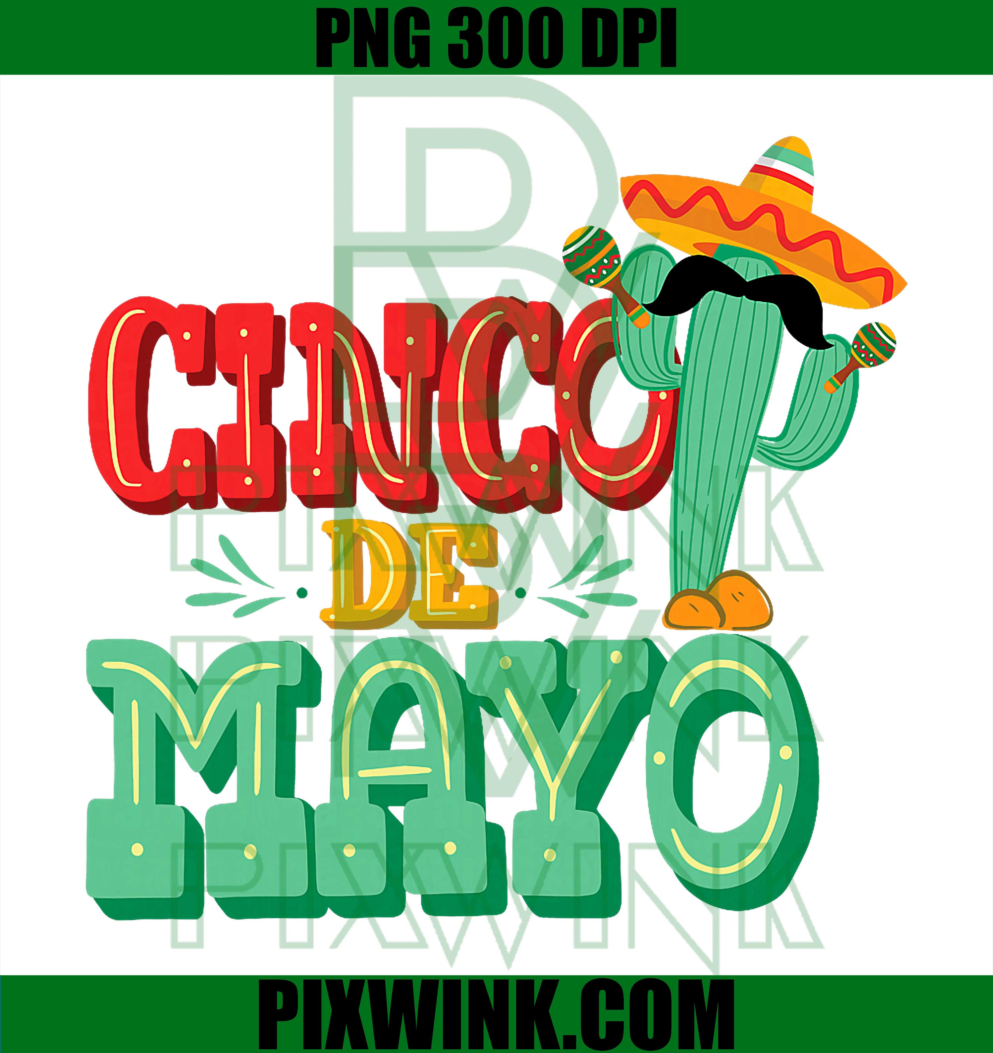 Cinco de Mayo Mexican Party PNG, Funny Fiesta PNG Men Women Design