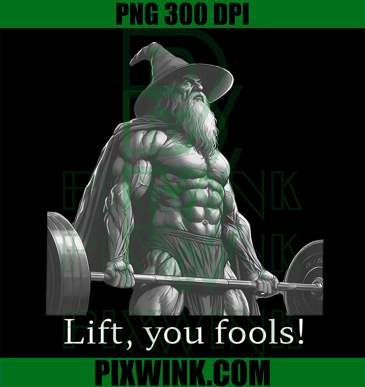 Wizard Workout PNG, Hogwarts Fitness PNG, Epic Fantasy Gym PNG