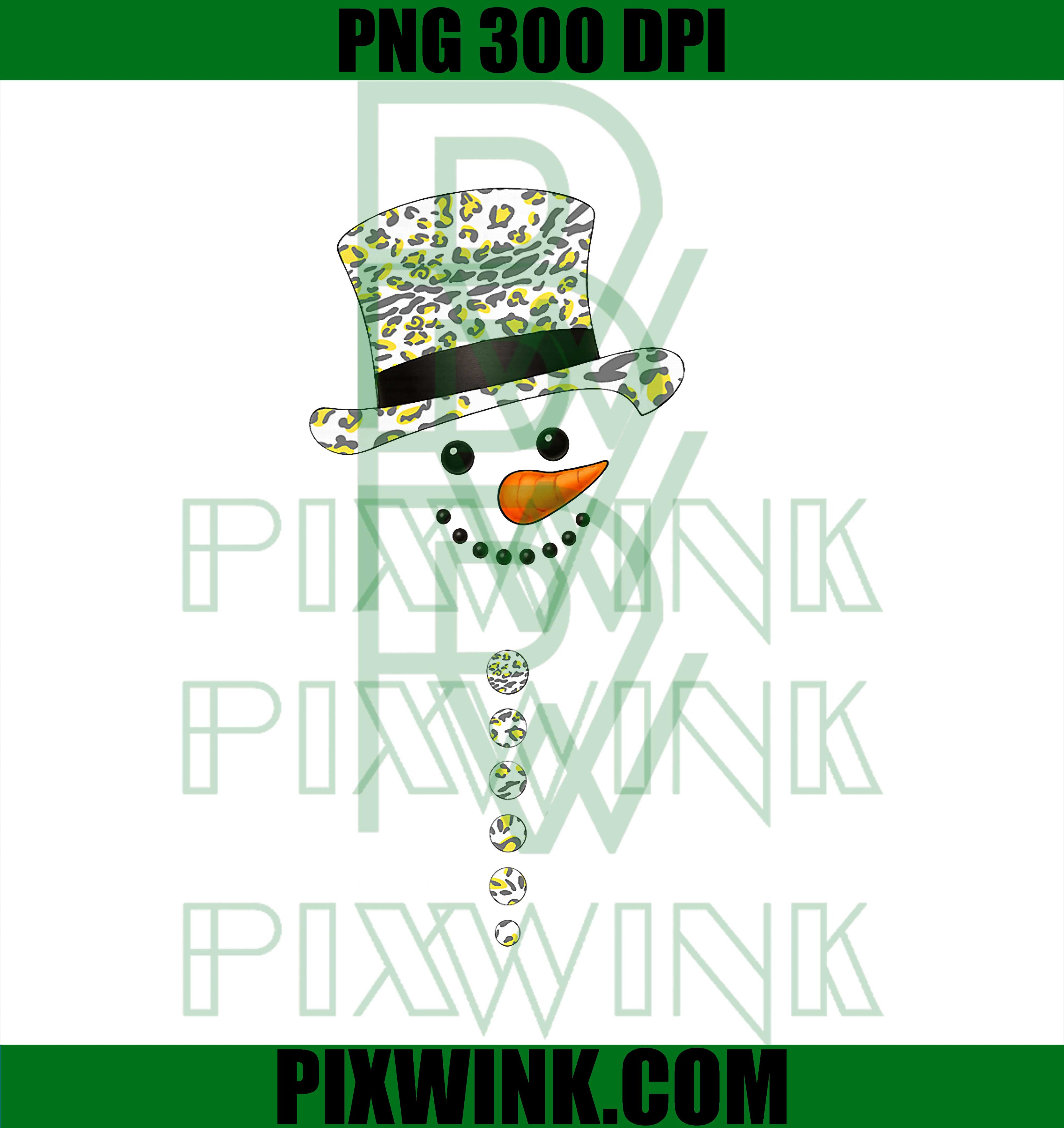 Leopard Cheetah Snowman, Christmas Snow Leopard PNG