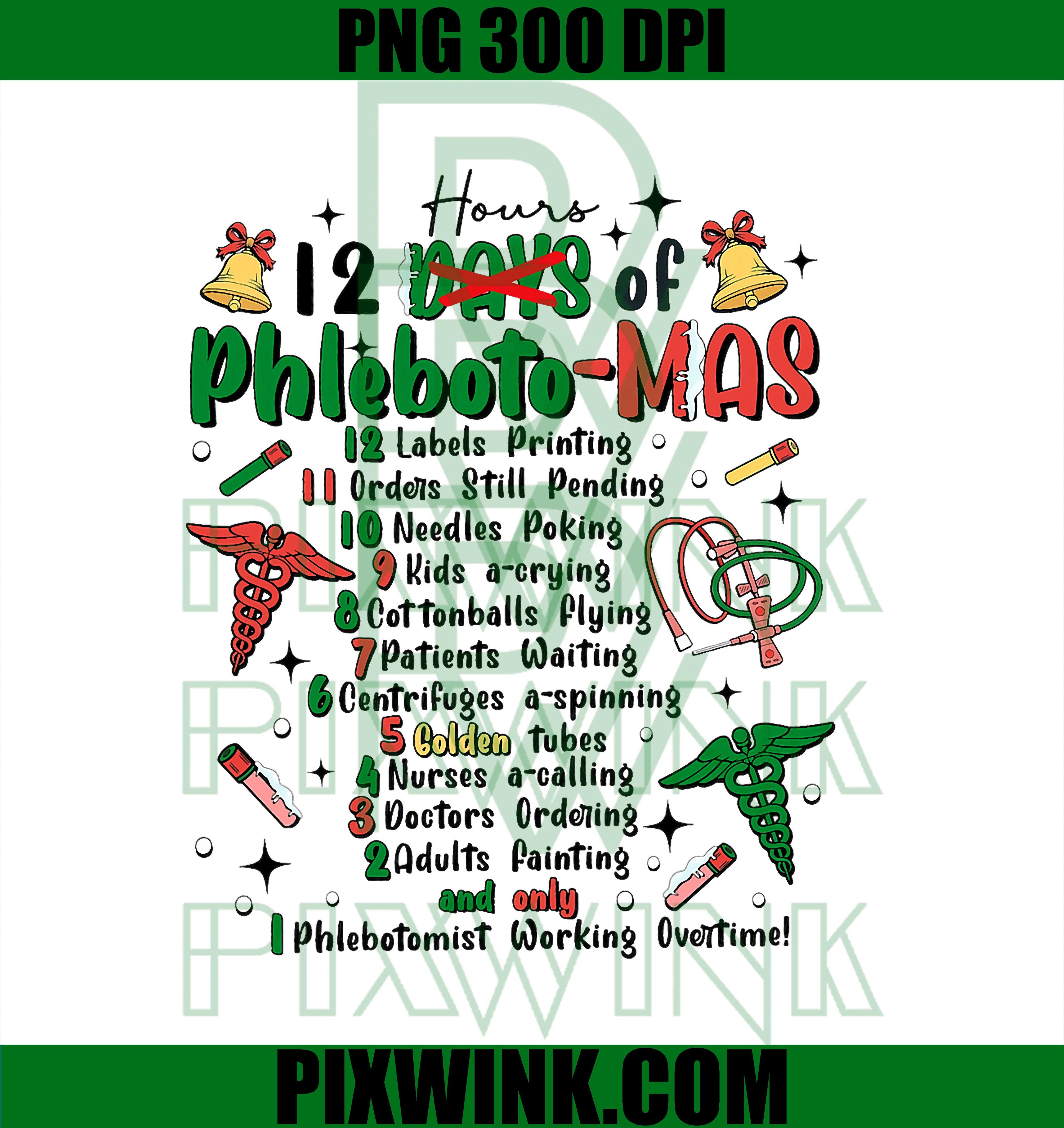 Lab Tech Phlebotomist Christmas Phlebotomy Tech Blood Tube PNG