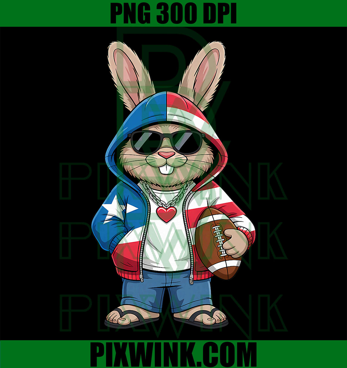 Puerto Rico Flag Rabbit PNG, Puerto Rican Bunny PNG, Rabbit PNG ...