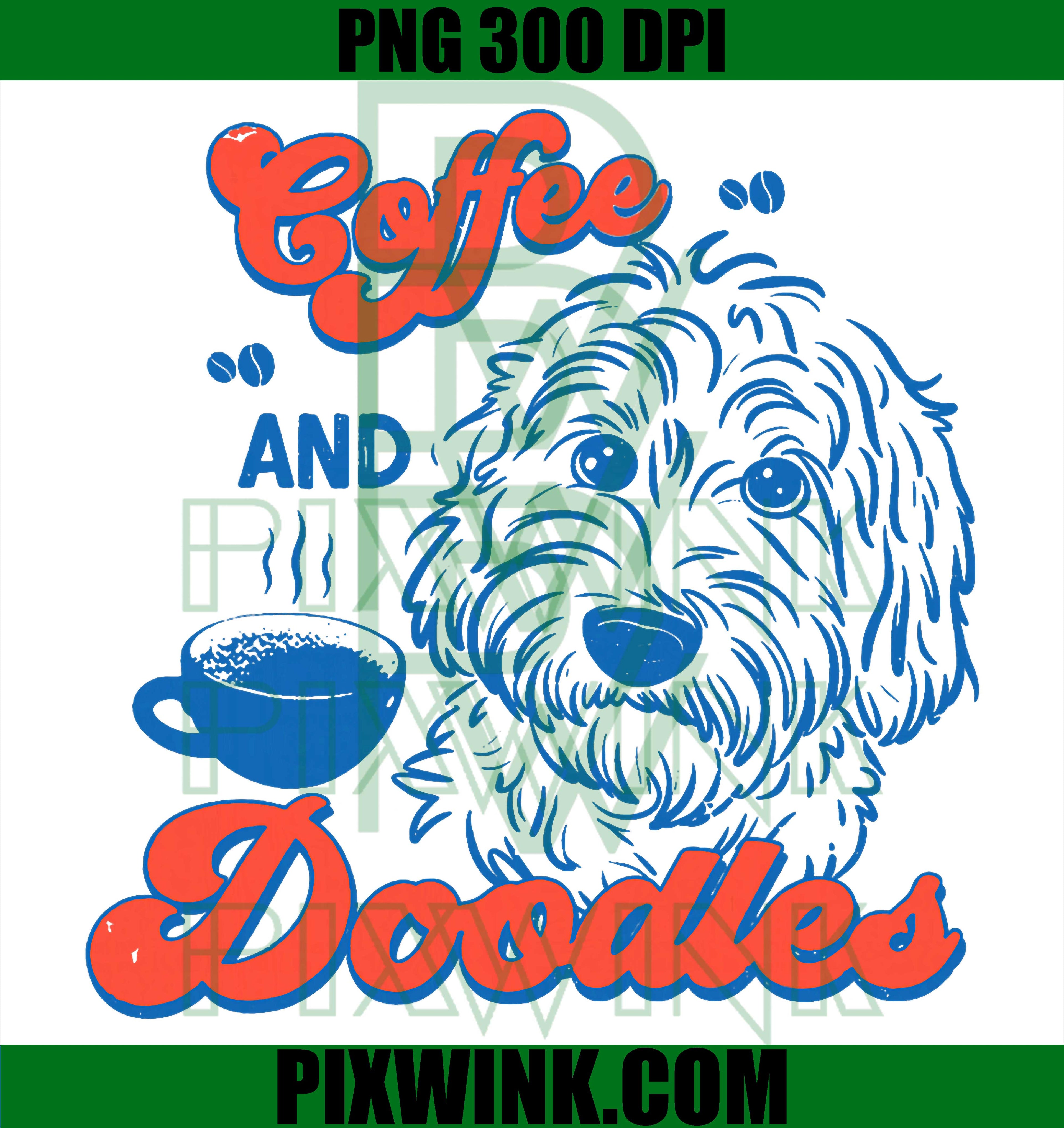Coffee Doodles PNG, Funny Coffee Club PNG Pet Lover Design
