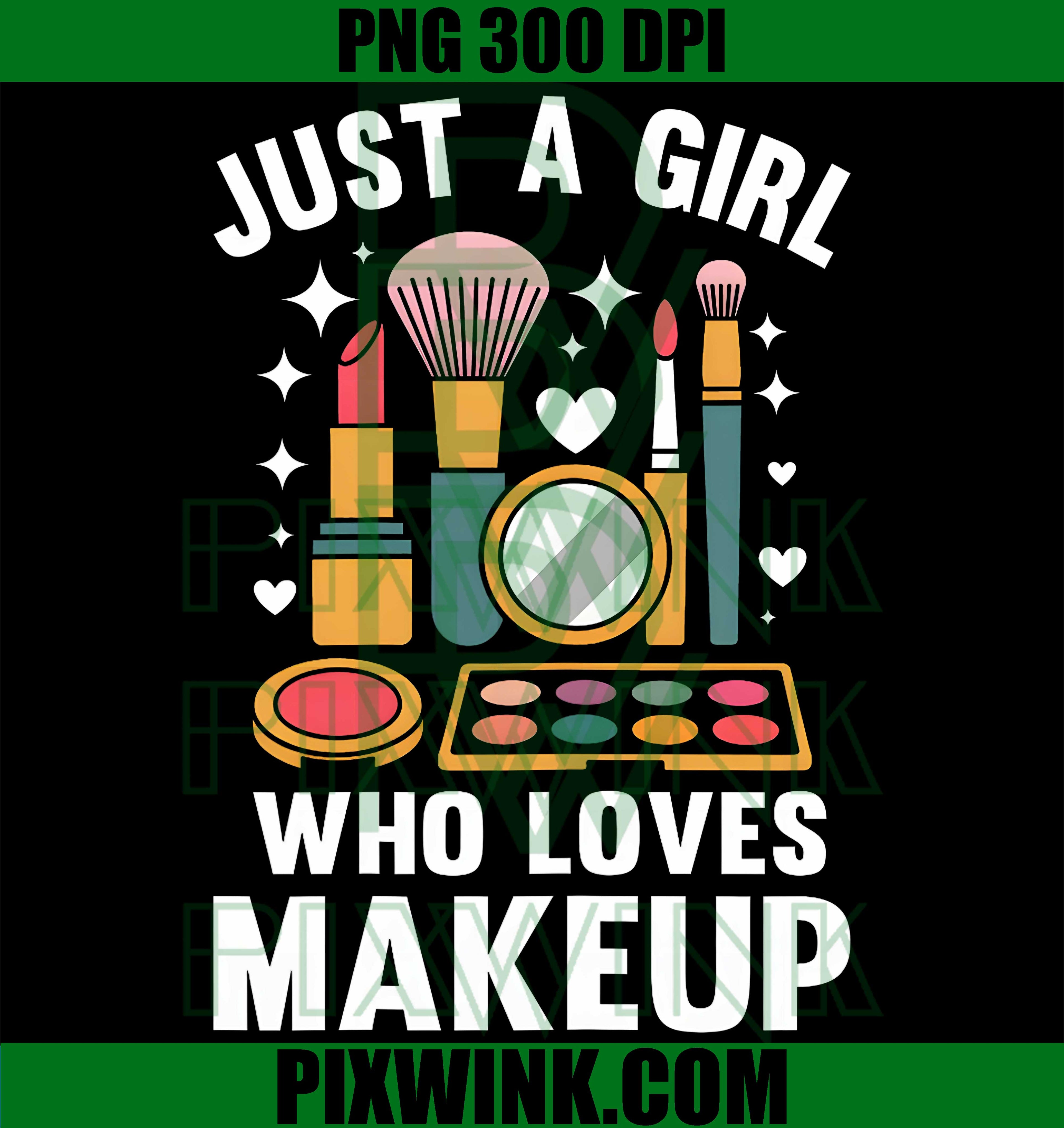 Makeup Artist Girl Beauty PNG, Funny Makeup Lover Girl PNG