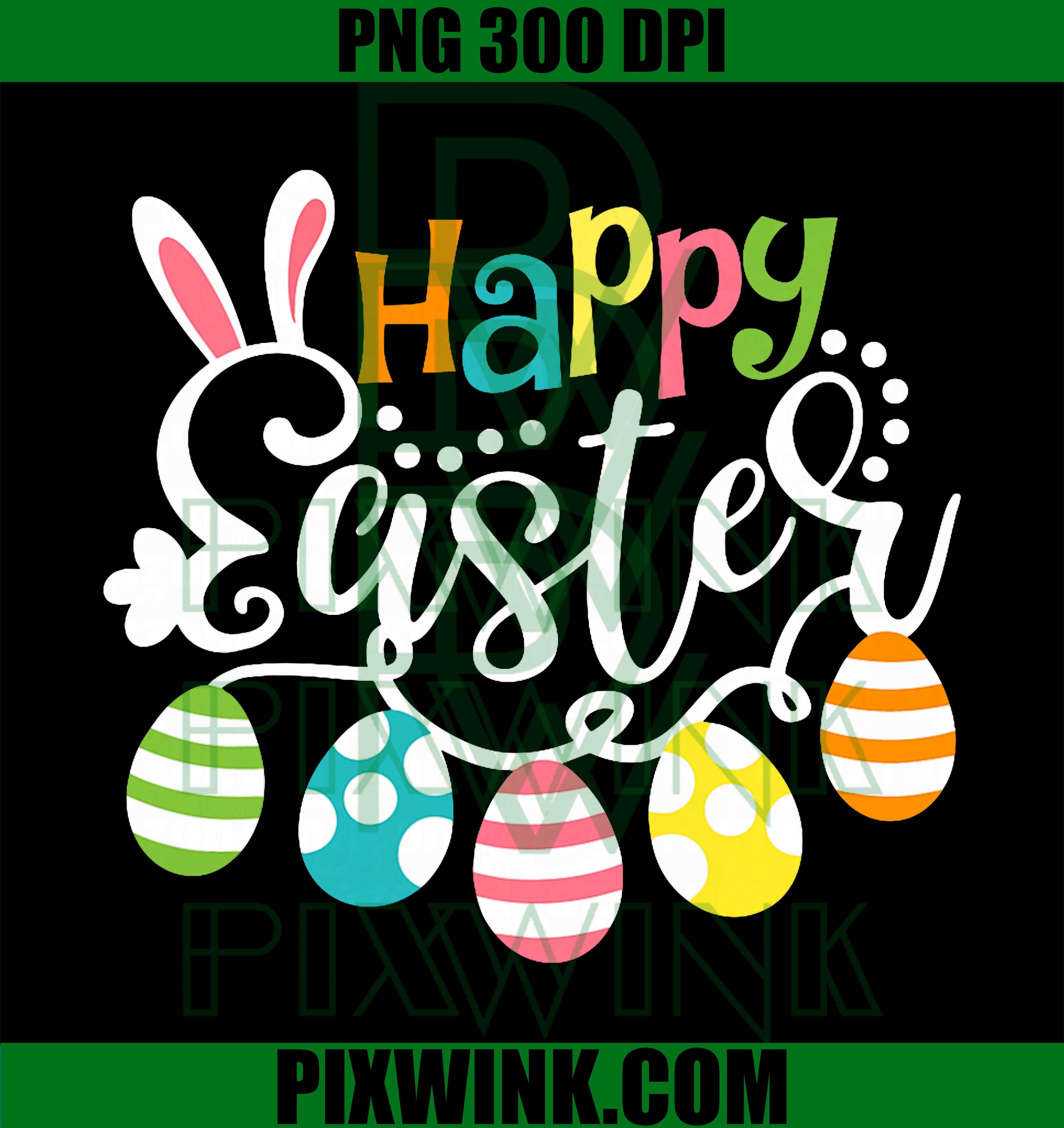 Happy Easter Bunny Face PNG, Cute Rabbit Easter PNG