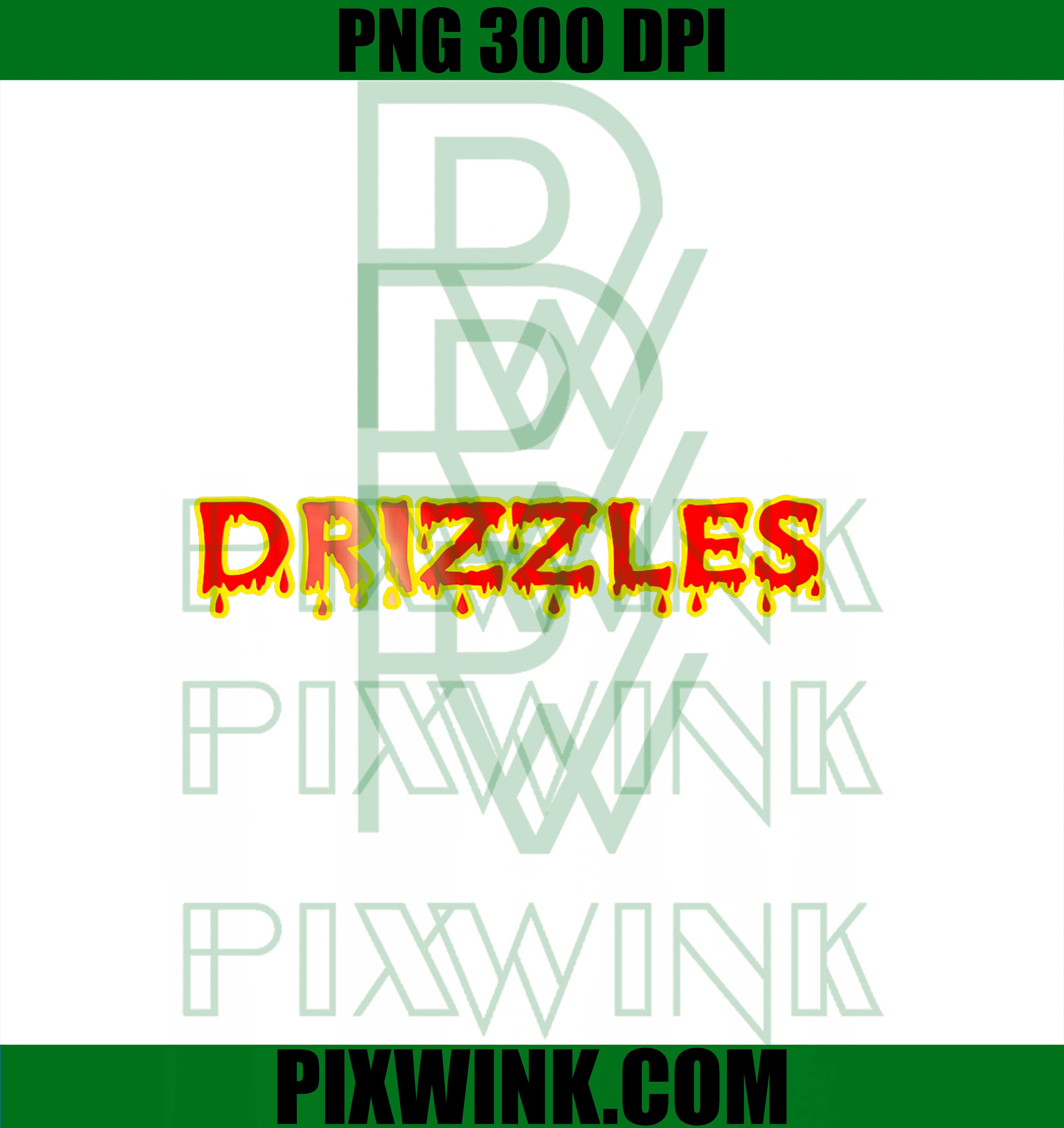 Drizzles Lemon Cherry Headz PNG, Graffiti Typography Design