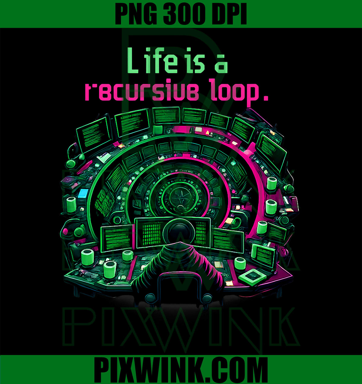 Life Is A Recursive Loop PNG, Programmer PNG, Adulting Humor PNG ...