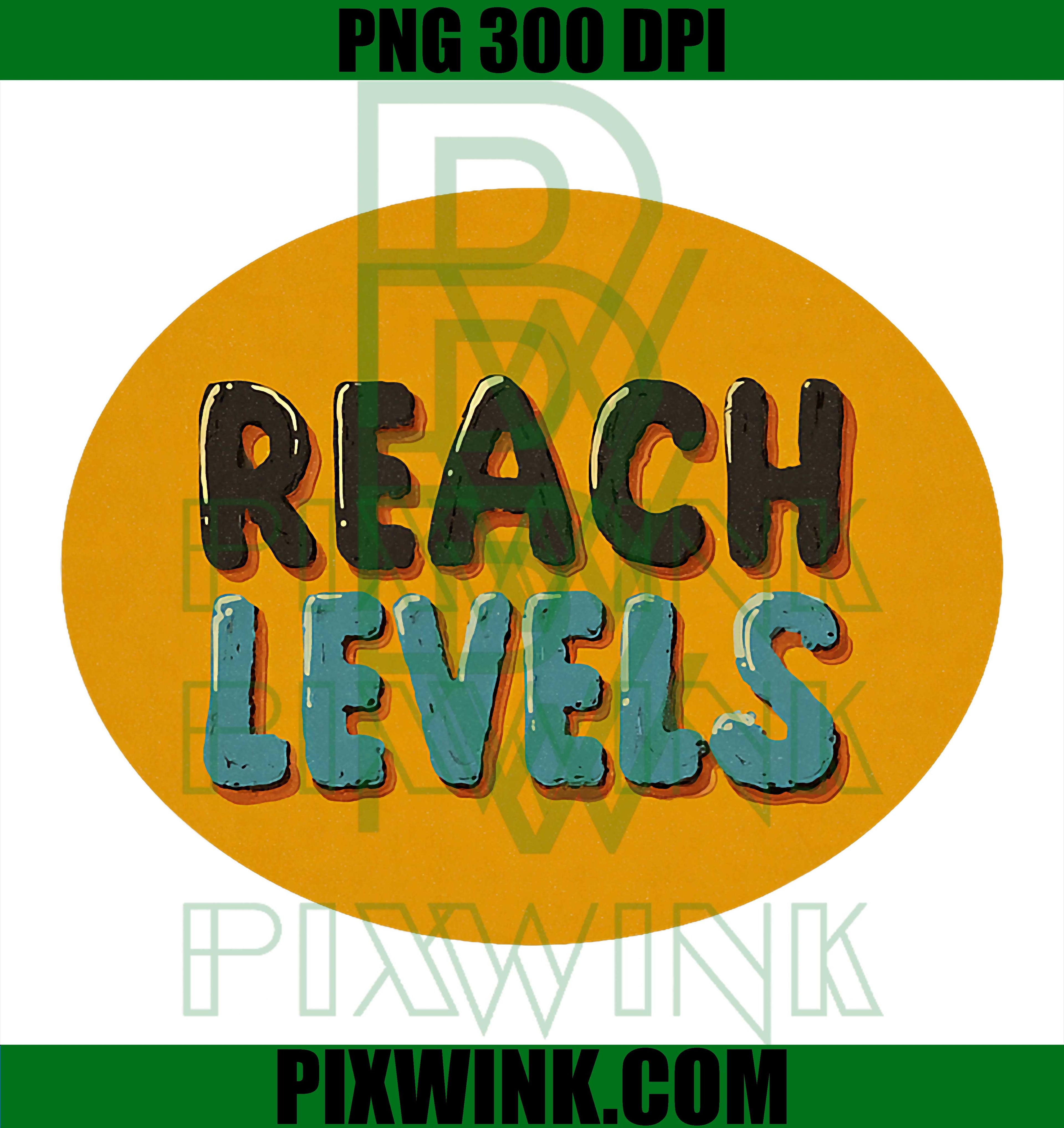 Pretty Reach Levels Look PNG, Stylish Minimal Text Graphic PNG