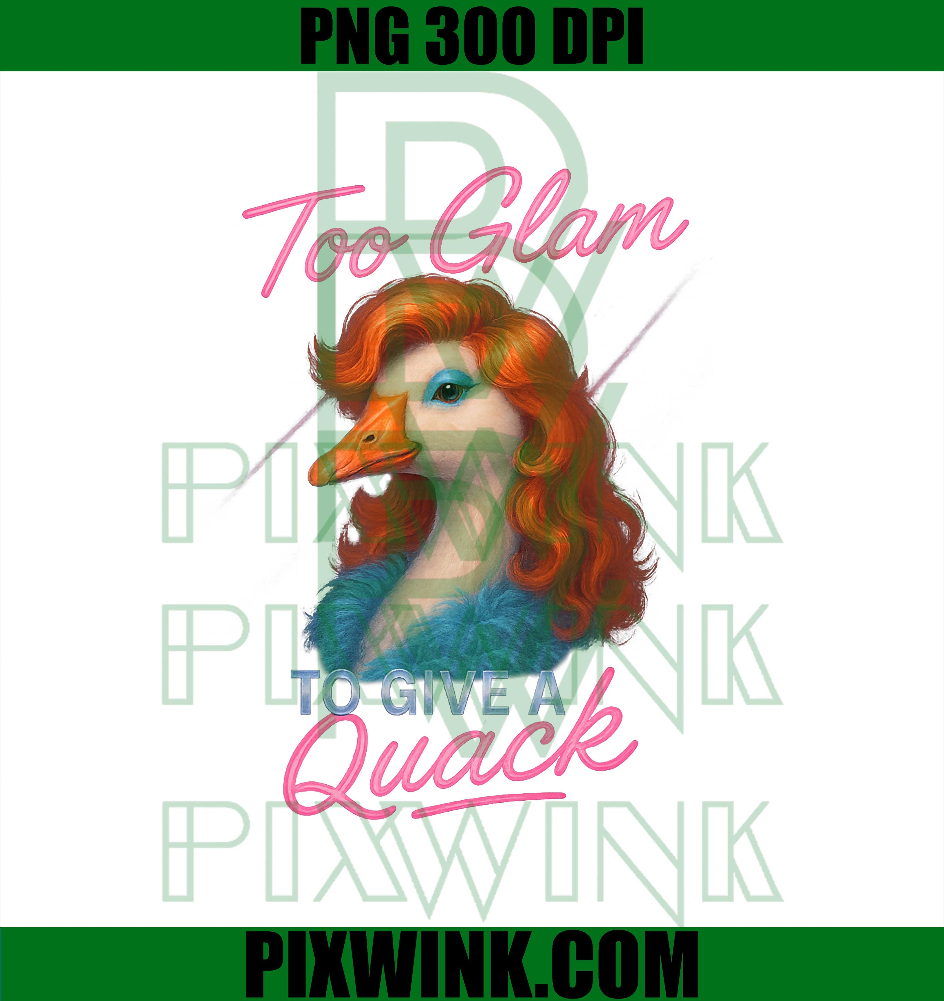 Cool Duck Attitude, Funny Quack Quote Retro Style PNG