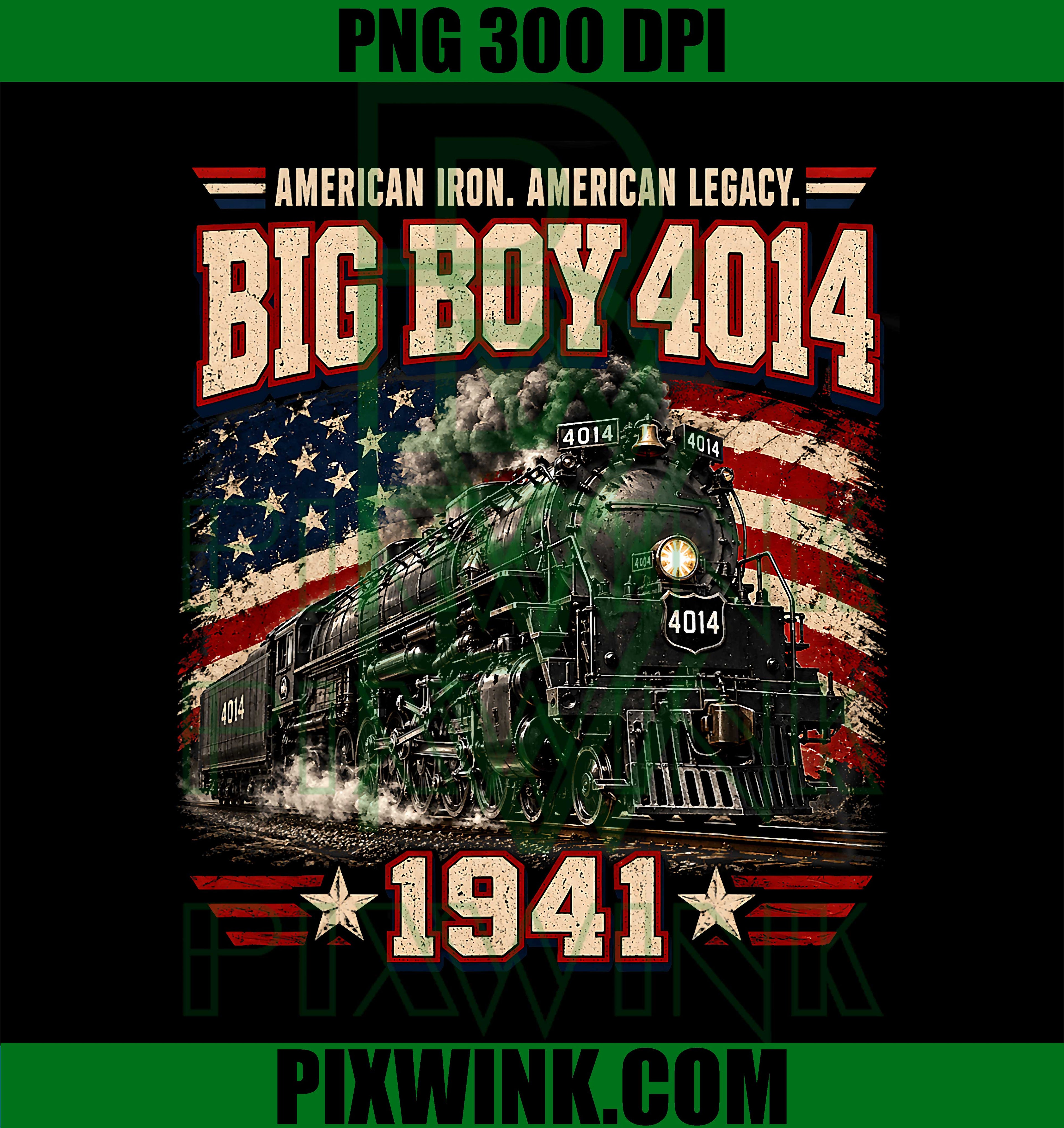 Big Boy 4014 Train PNG, Vintage Steam Locomotive PNG