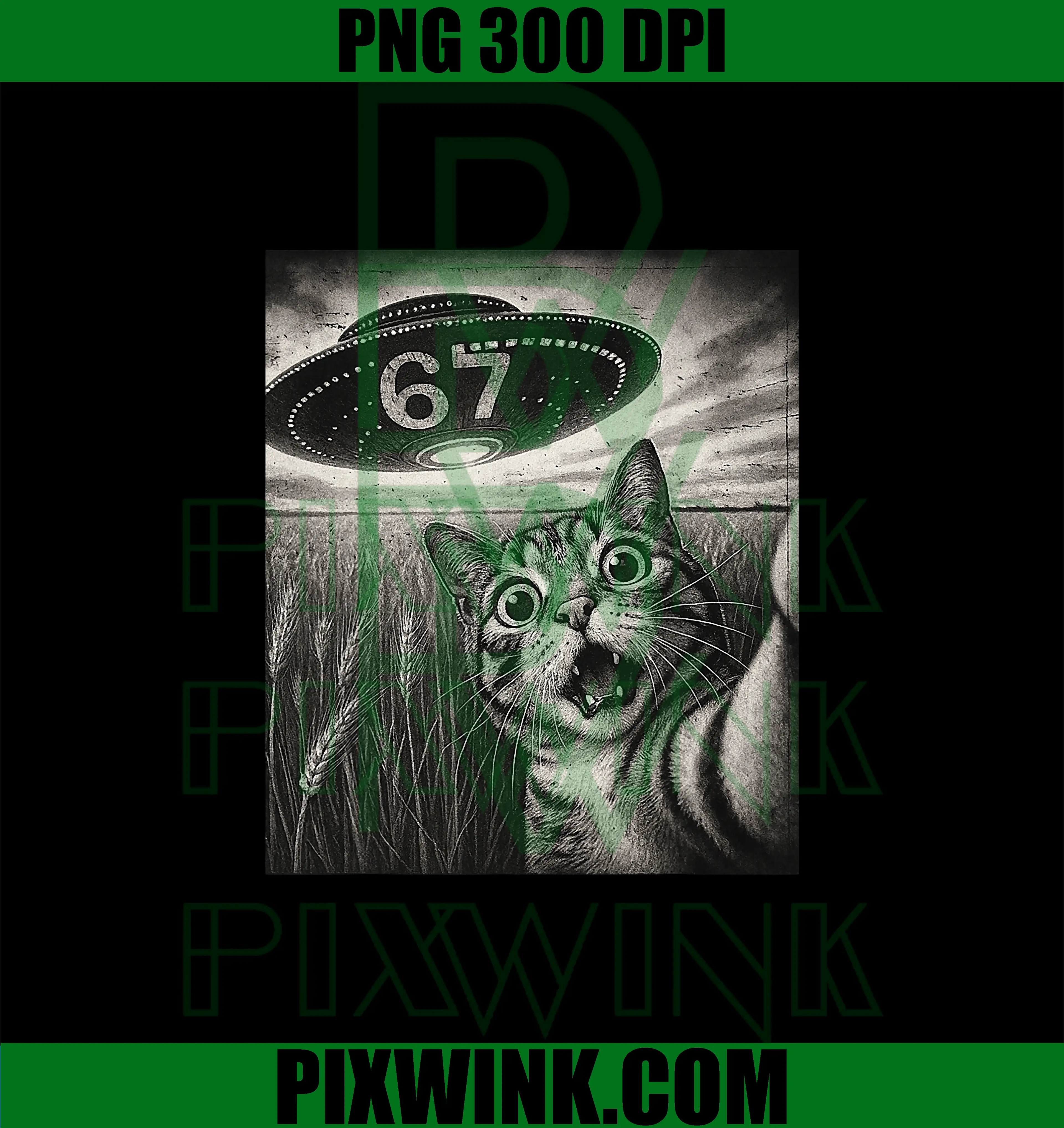 67 Meme Cat Selfie UFO PNG, Cat Selfie 6 7 PNG