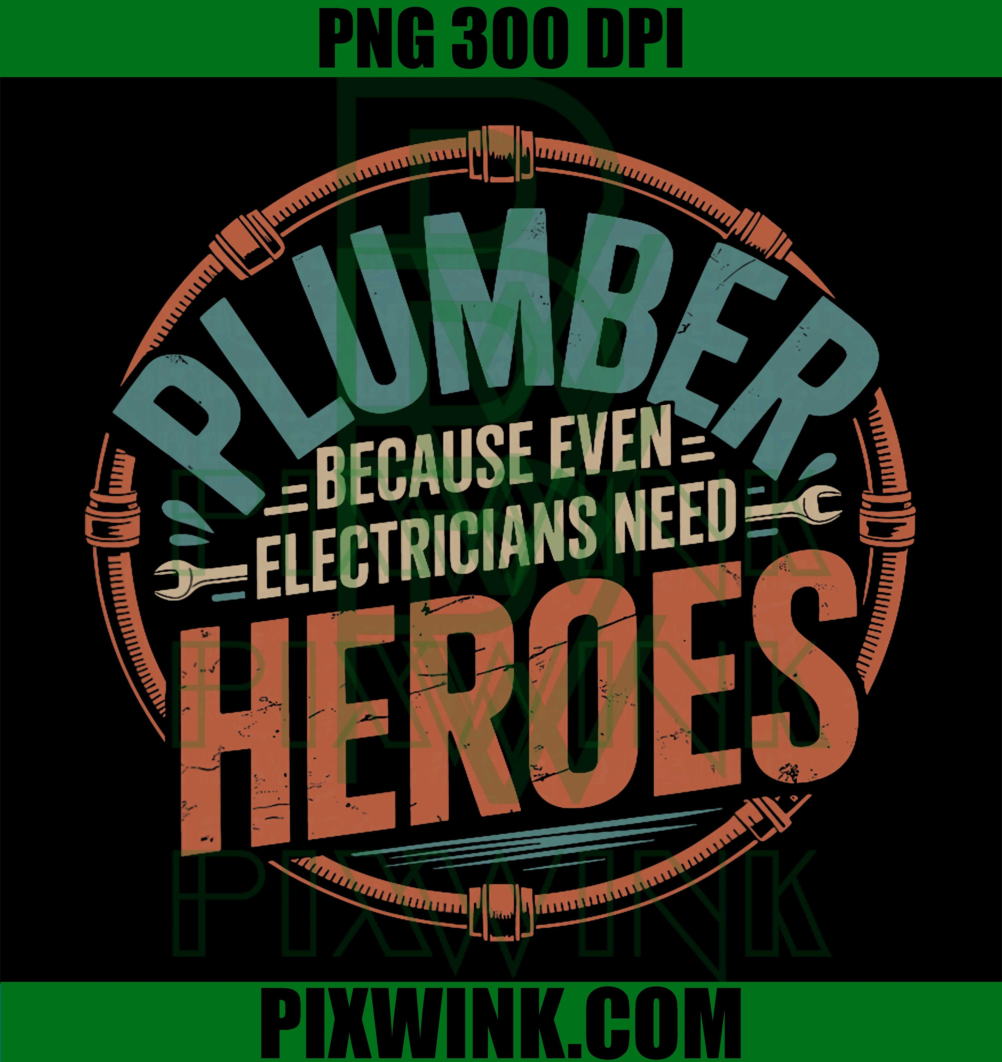 Professional Plumbing Hero PNG, Expert Pipefitter Quote Graphic PNG