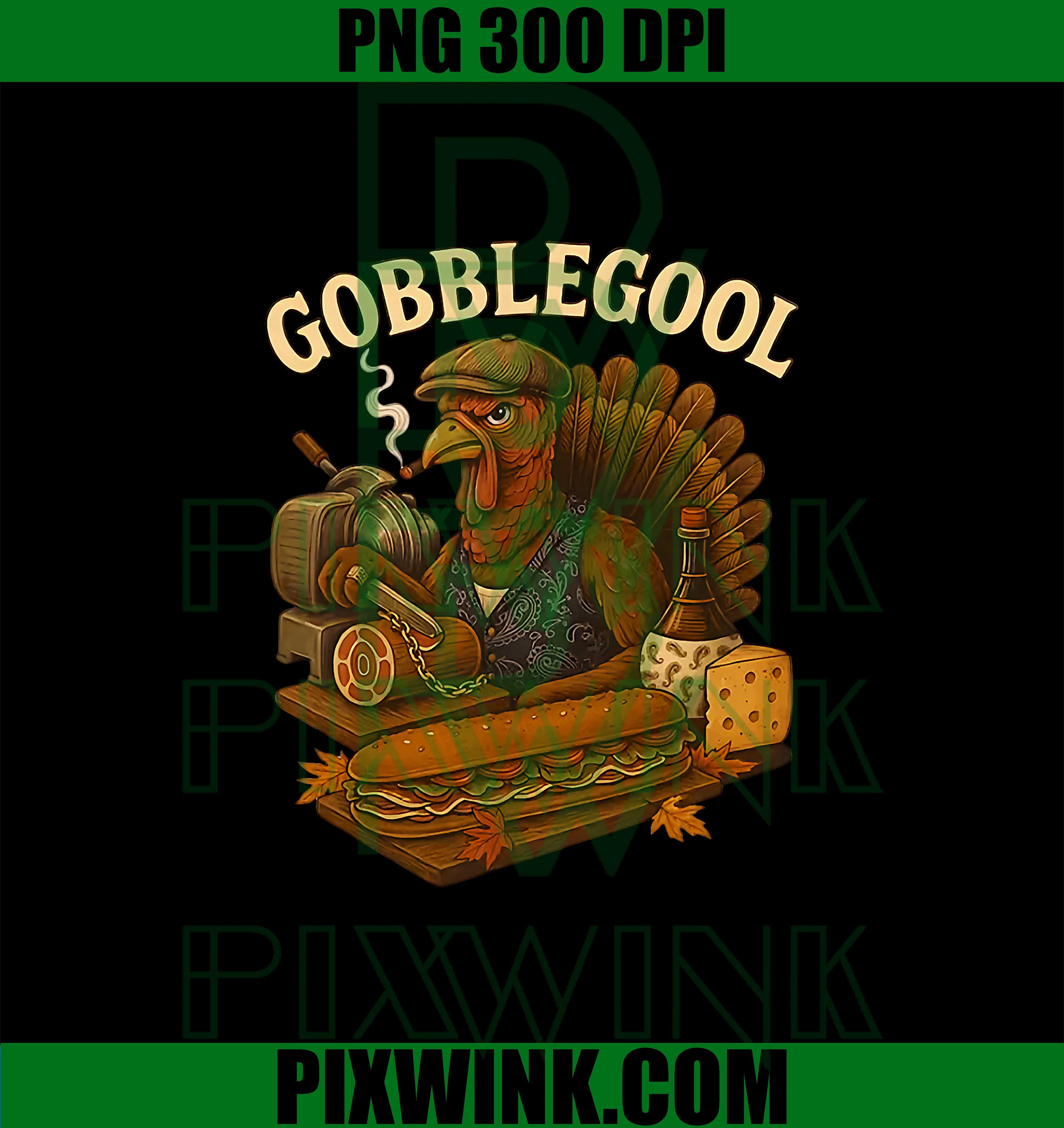 Turkey Gabagool Gobblegool PNG, Funny Italian Food PNG,  Italian American Thanksgiving Joke PNG