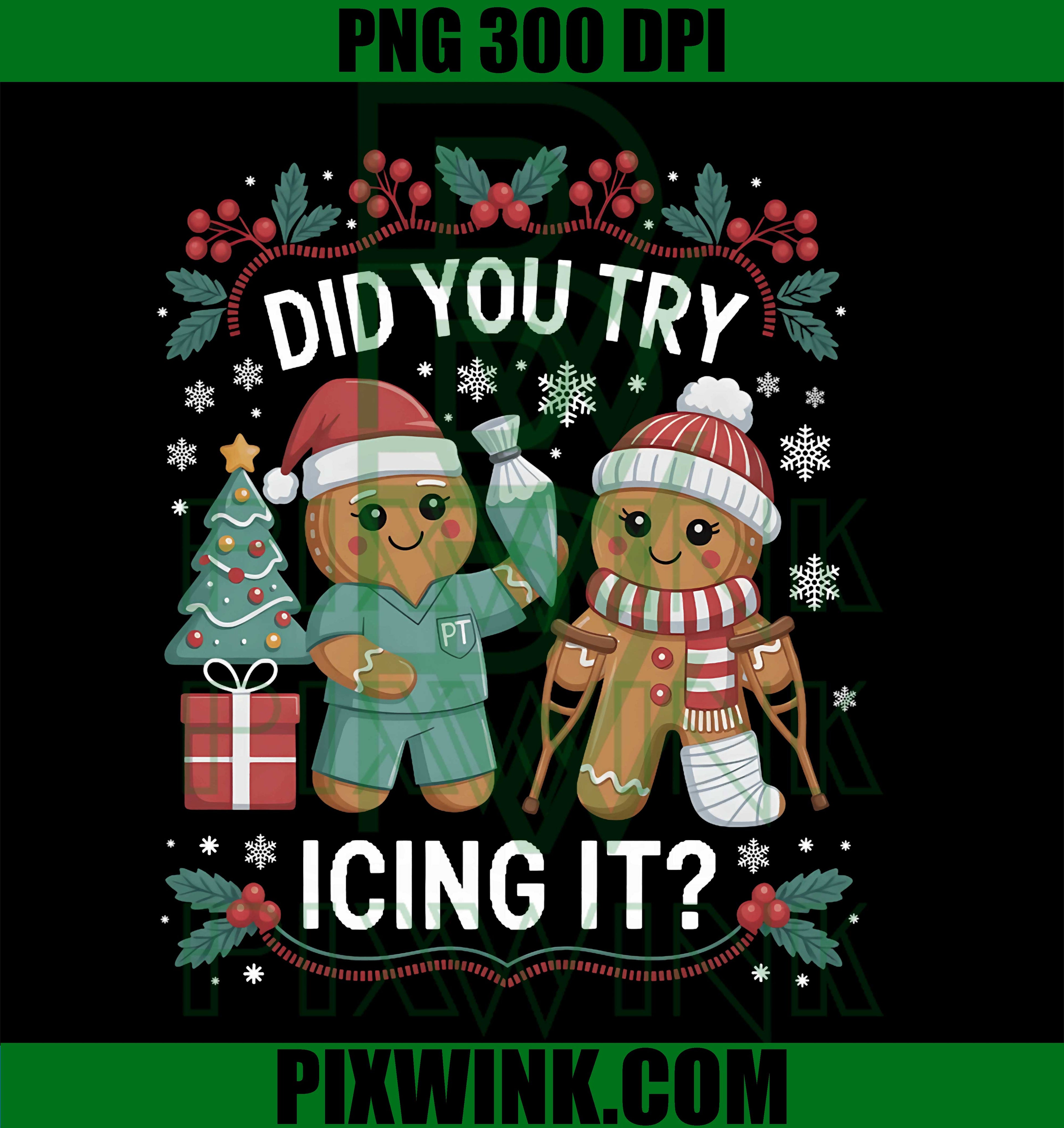 Physio Christmas Physical Therapy Holiday Season Christmas PNG