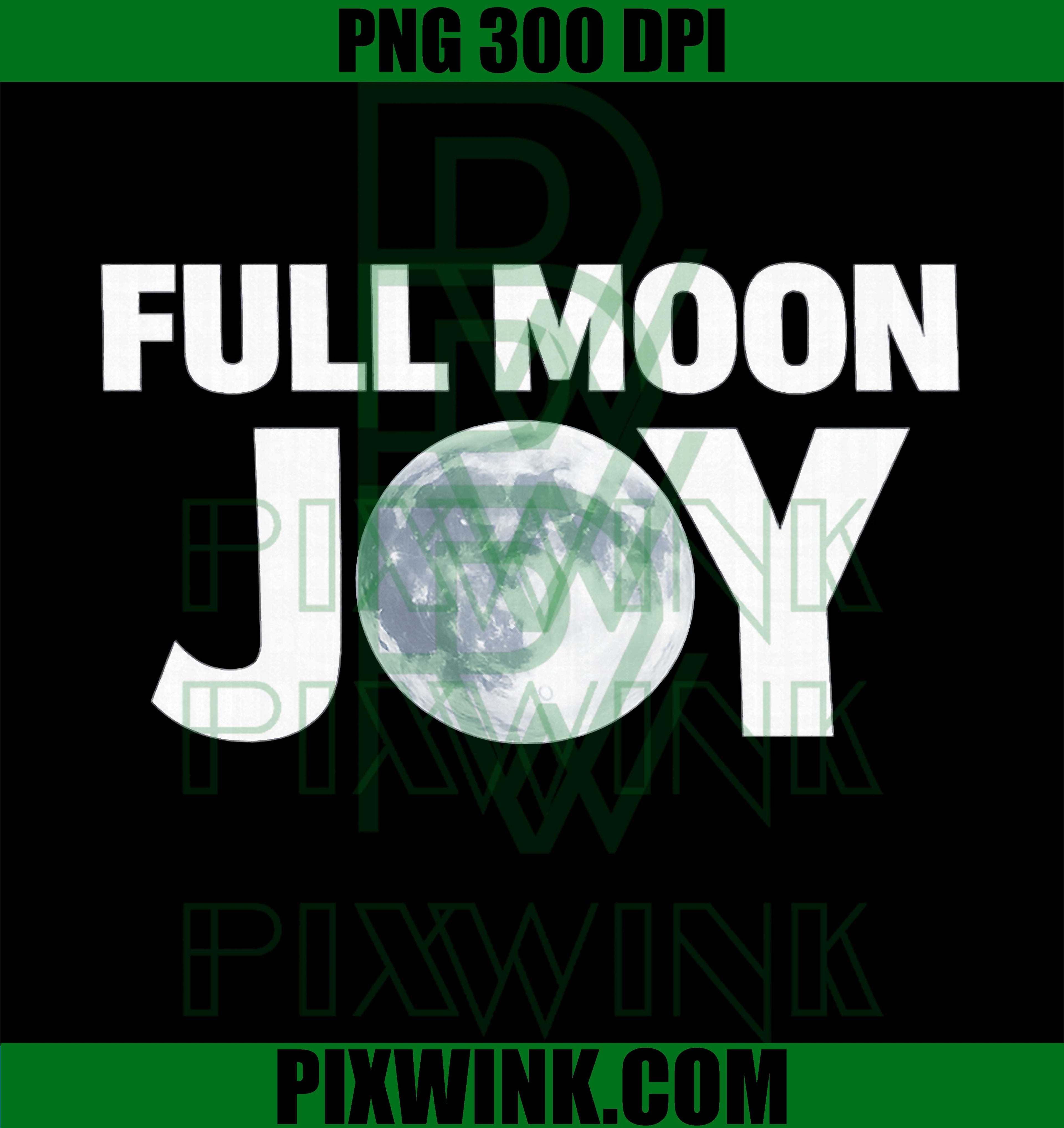Full Moon Joy PNG, Minimal Lunar Design PNG