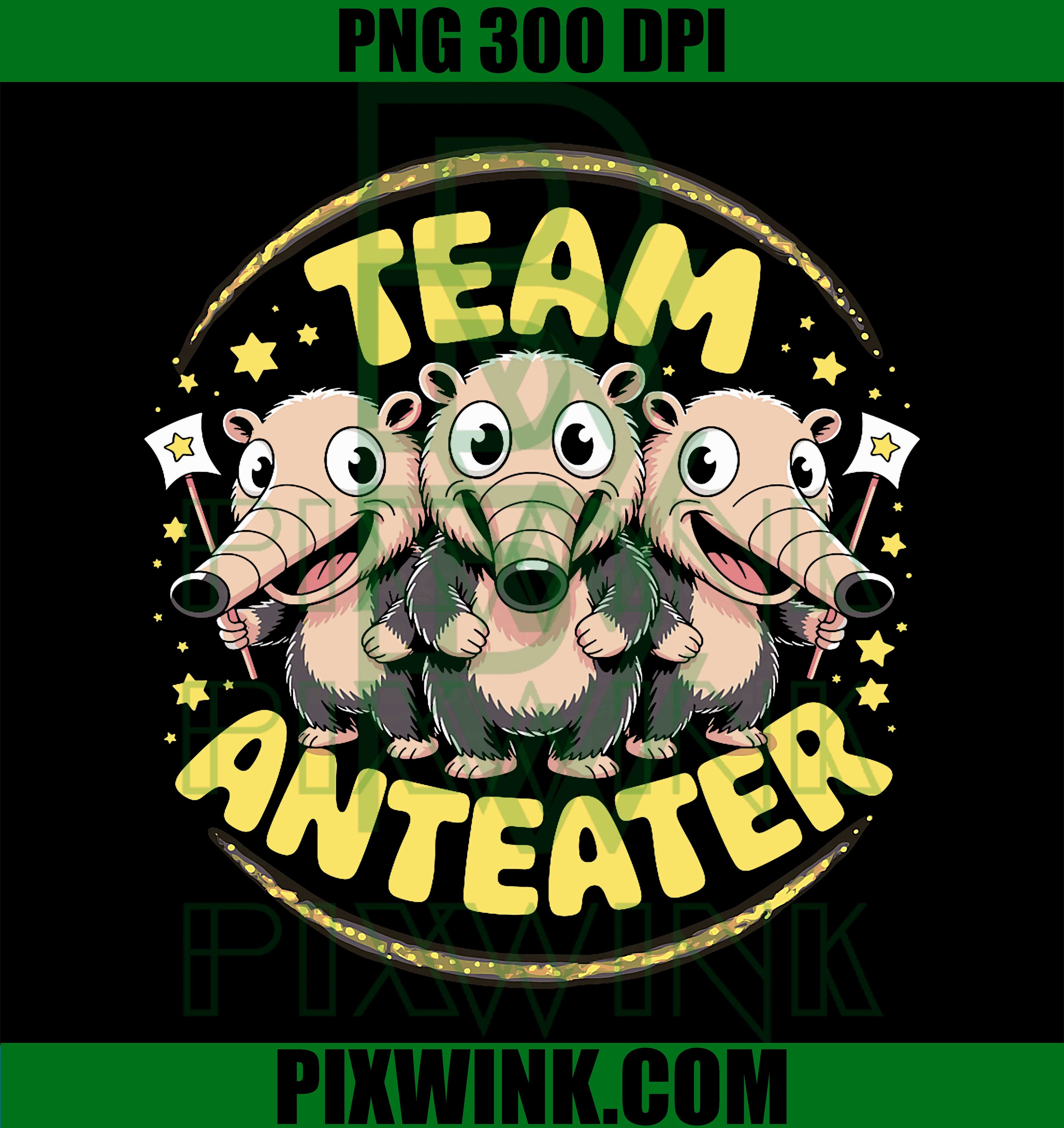 Team Anteater PNG, Bug Eater Jungle PNG, Party Theme Design PNG