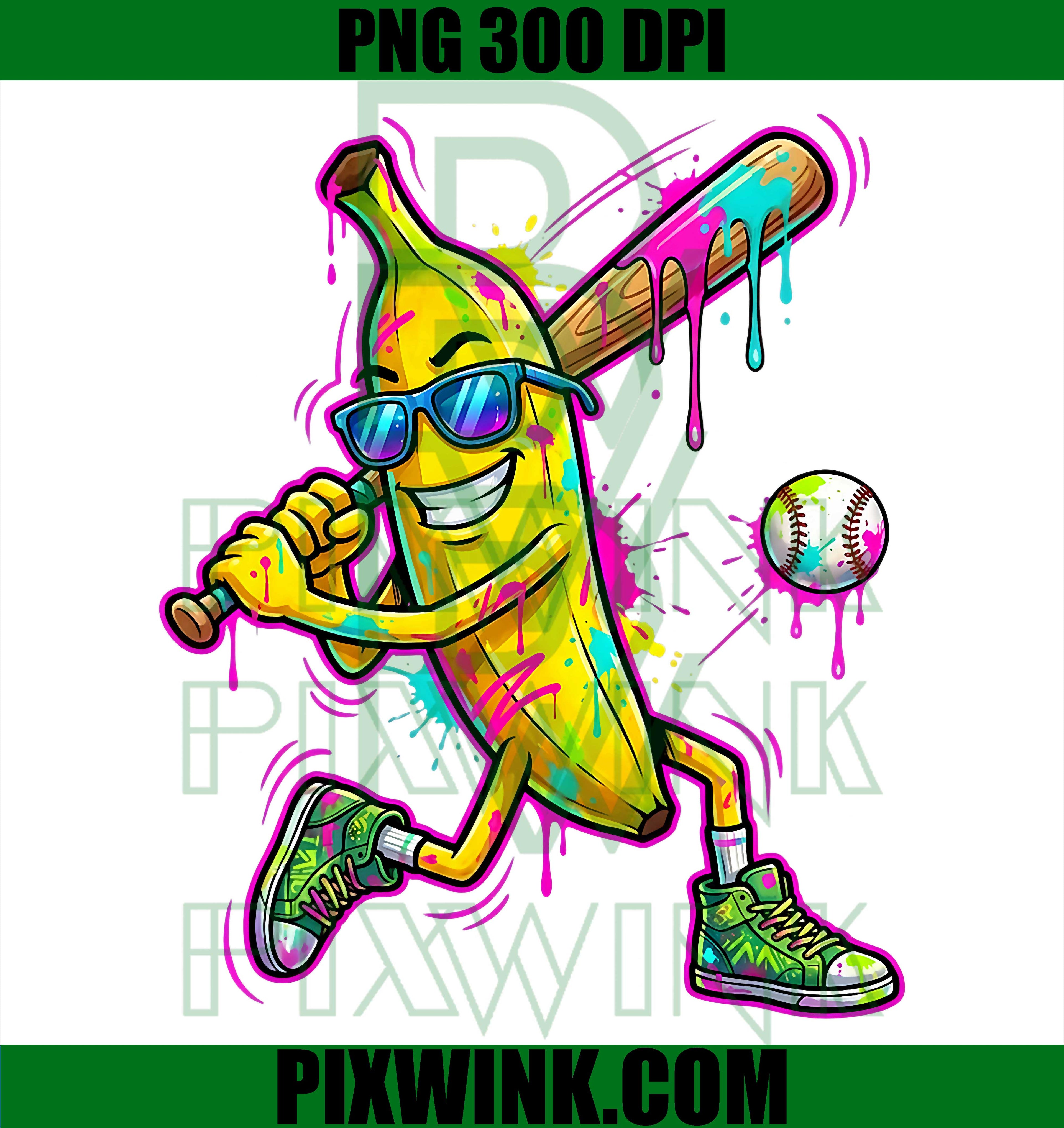 Funny Banana PNG, Banana Cartoon Design PNG