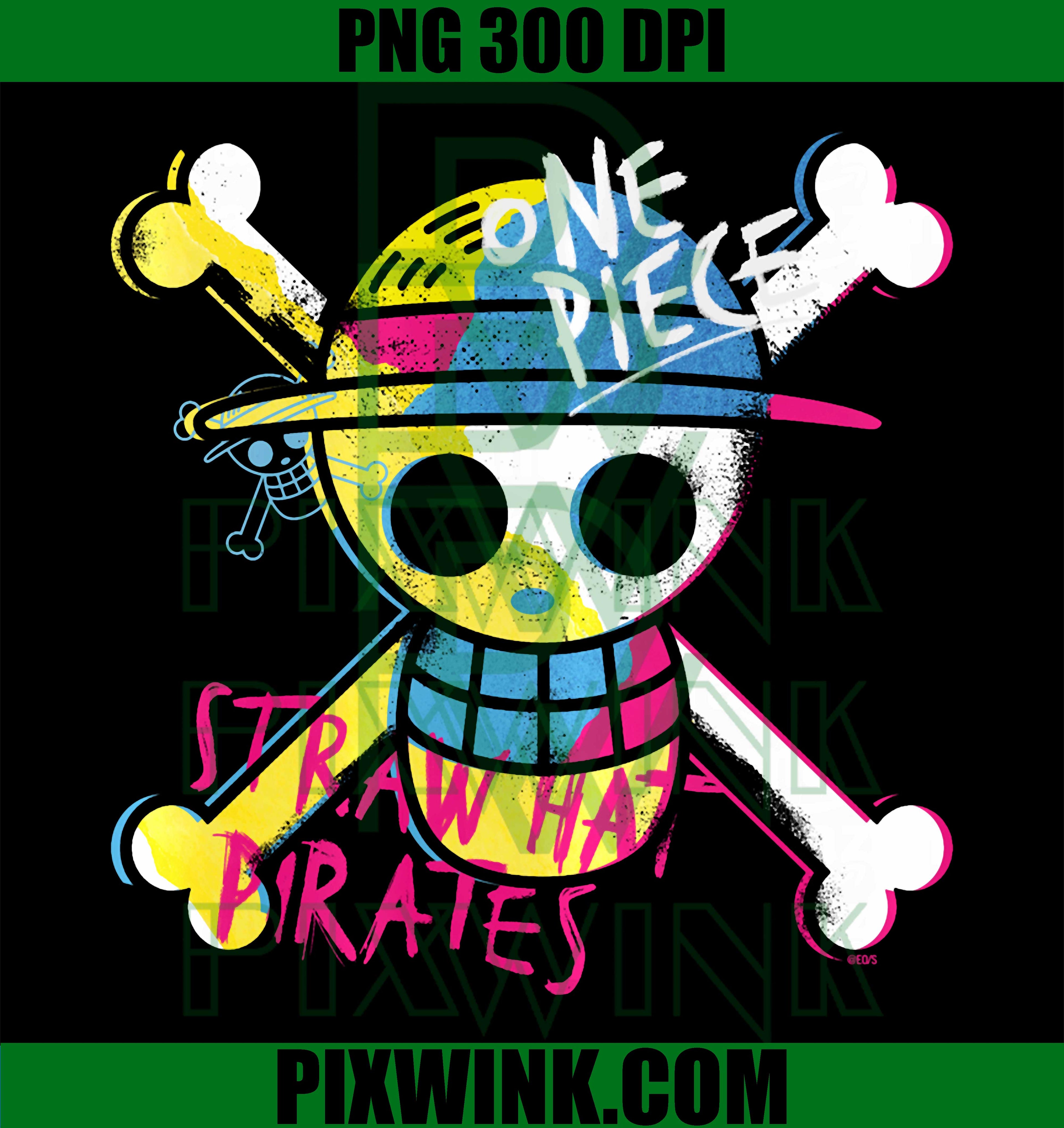 One Piece Straw Hat Pirates PNG, Official Anime Pirate Logo PNG