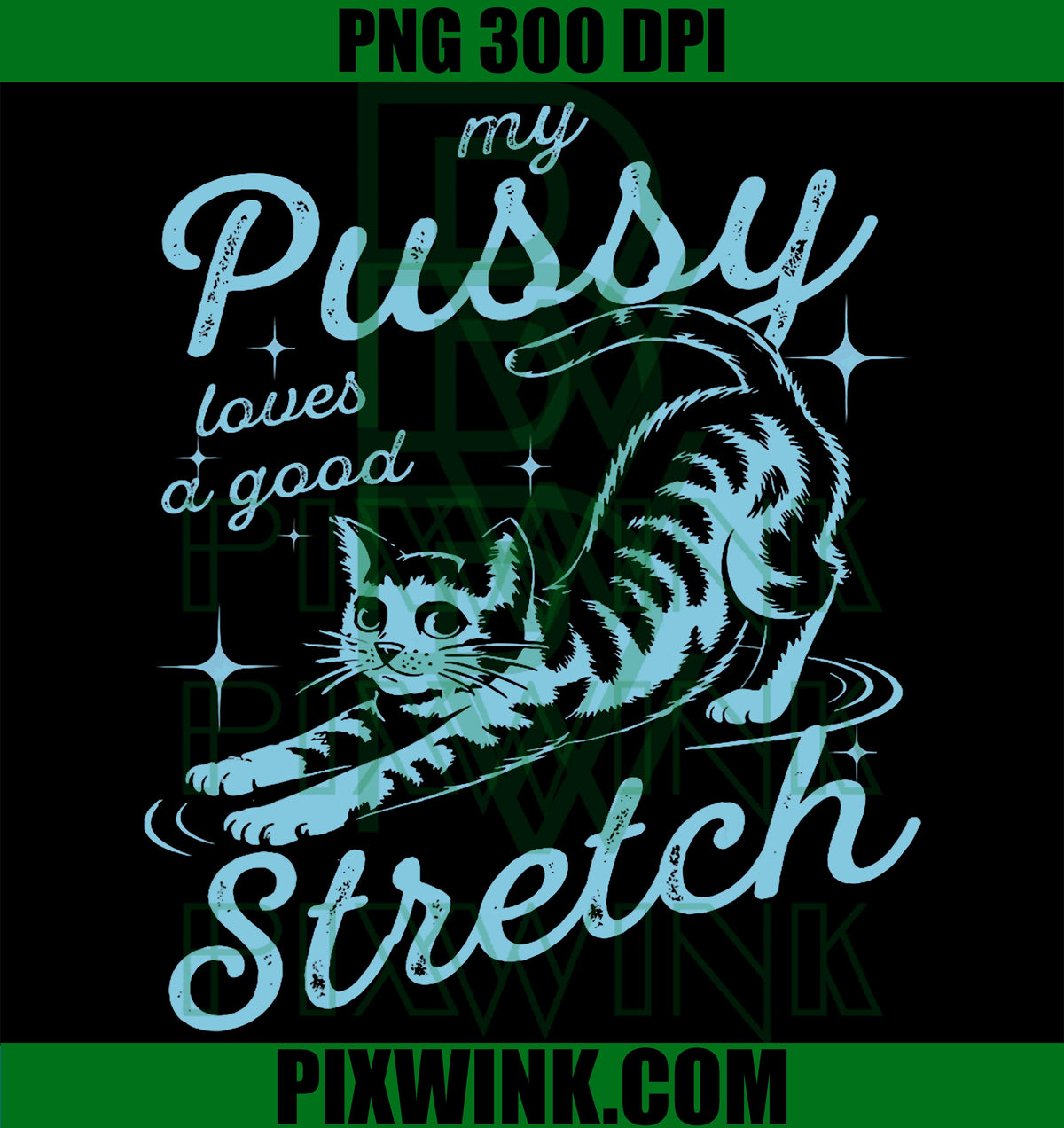 Inappropriate Cat PNG, Adult Humor Cat PNG, Funny Cat Stretch PNG