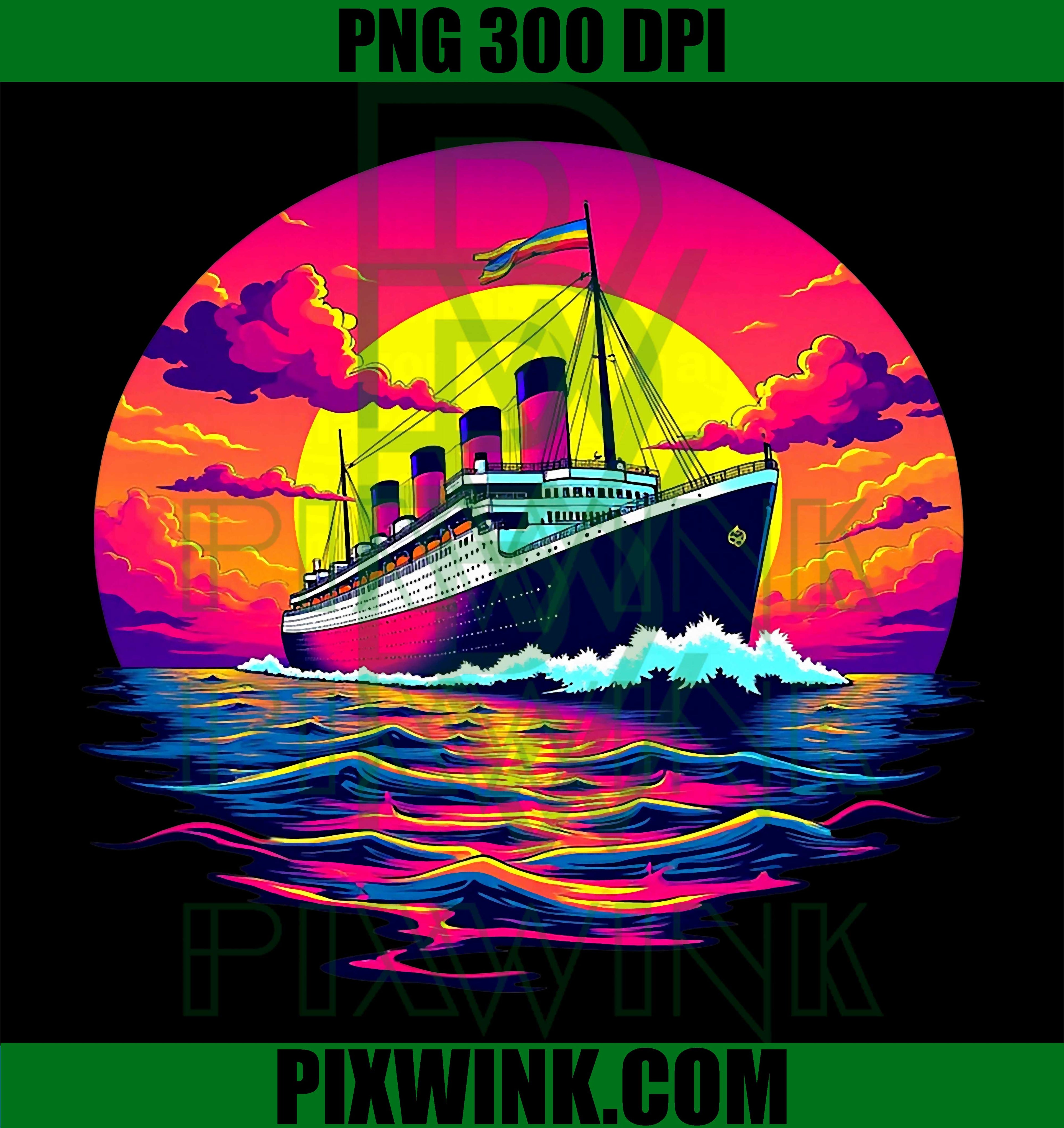 Cargo Ship Vintage Titanic Boat Travel Pirate PNG